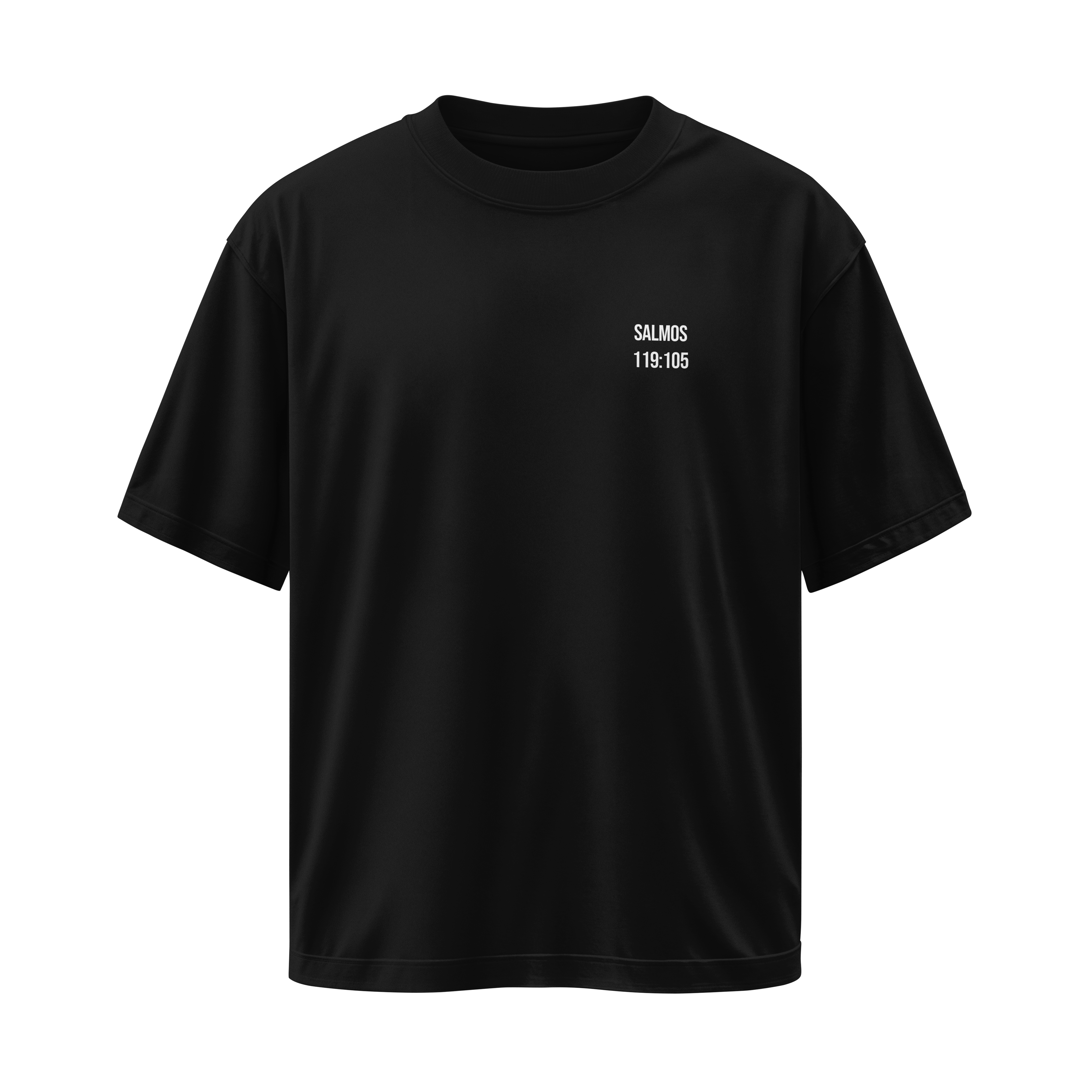 Salmos 119:105 - Camiseta Regular Negra