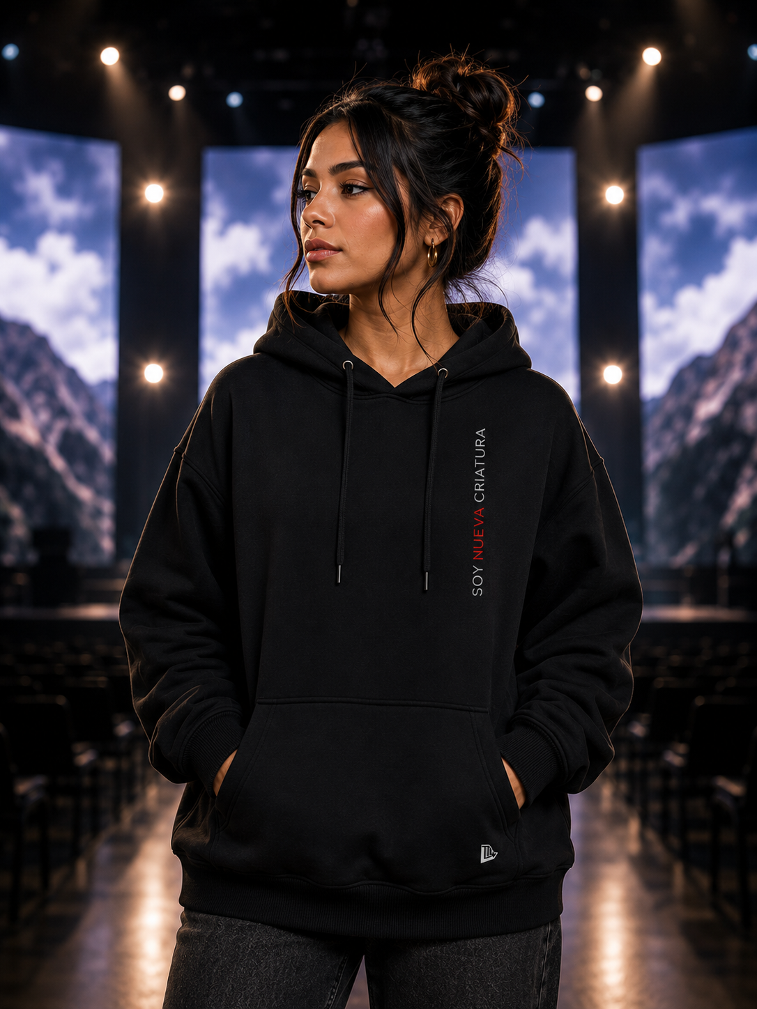 Nueva Criatura – Hoodie Negra