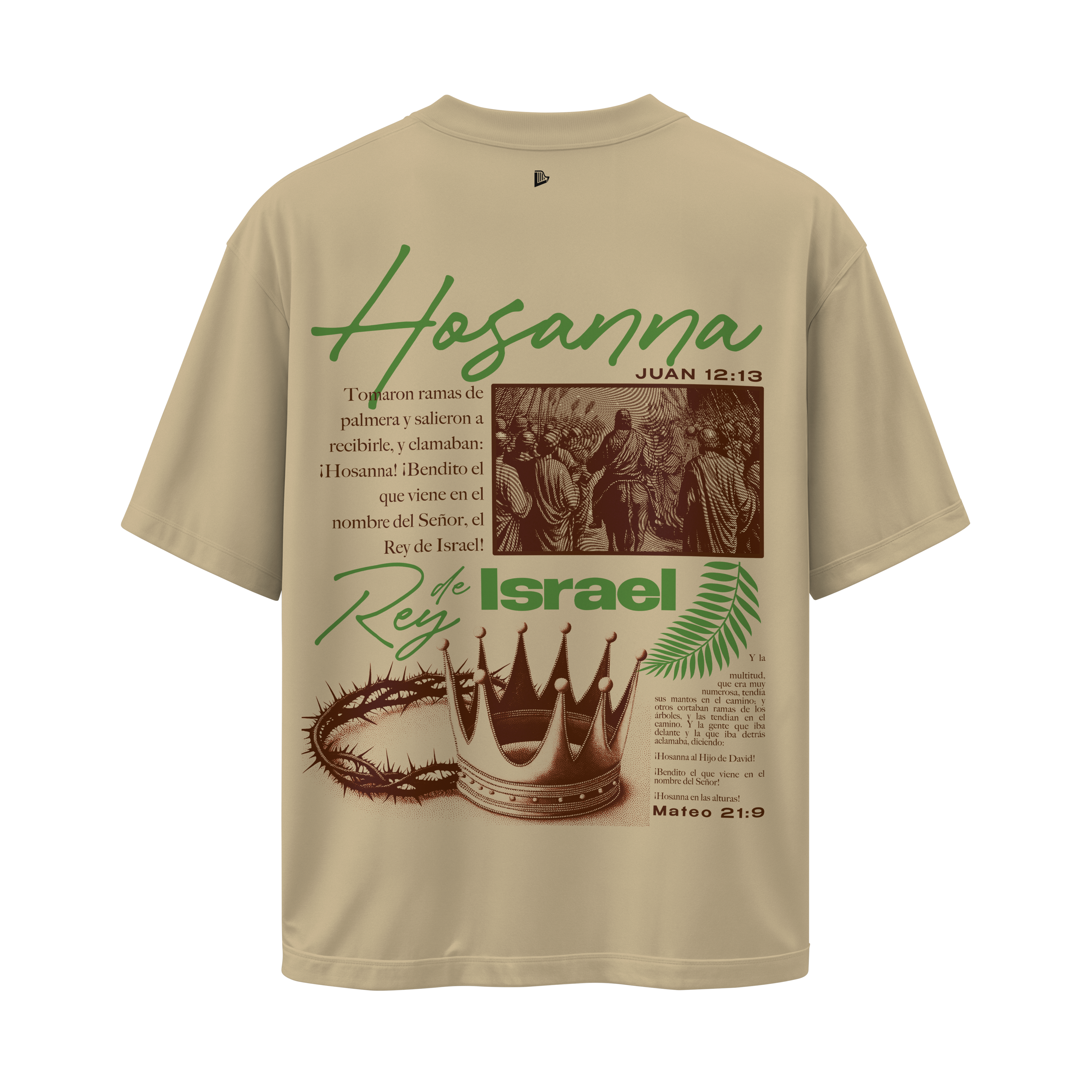 Hosanna - Camiseta Regular Beige