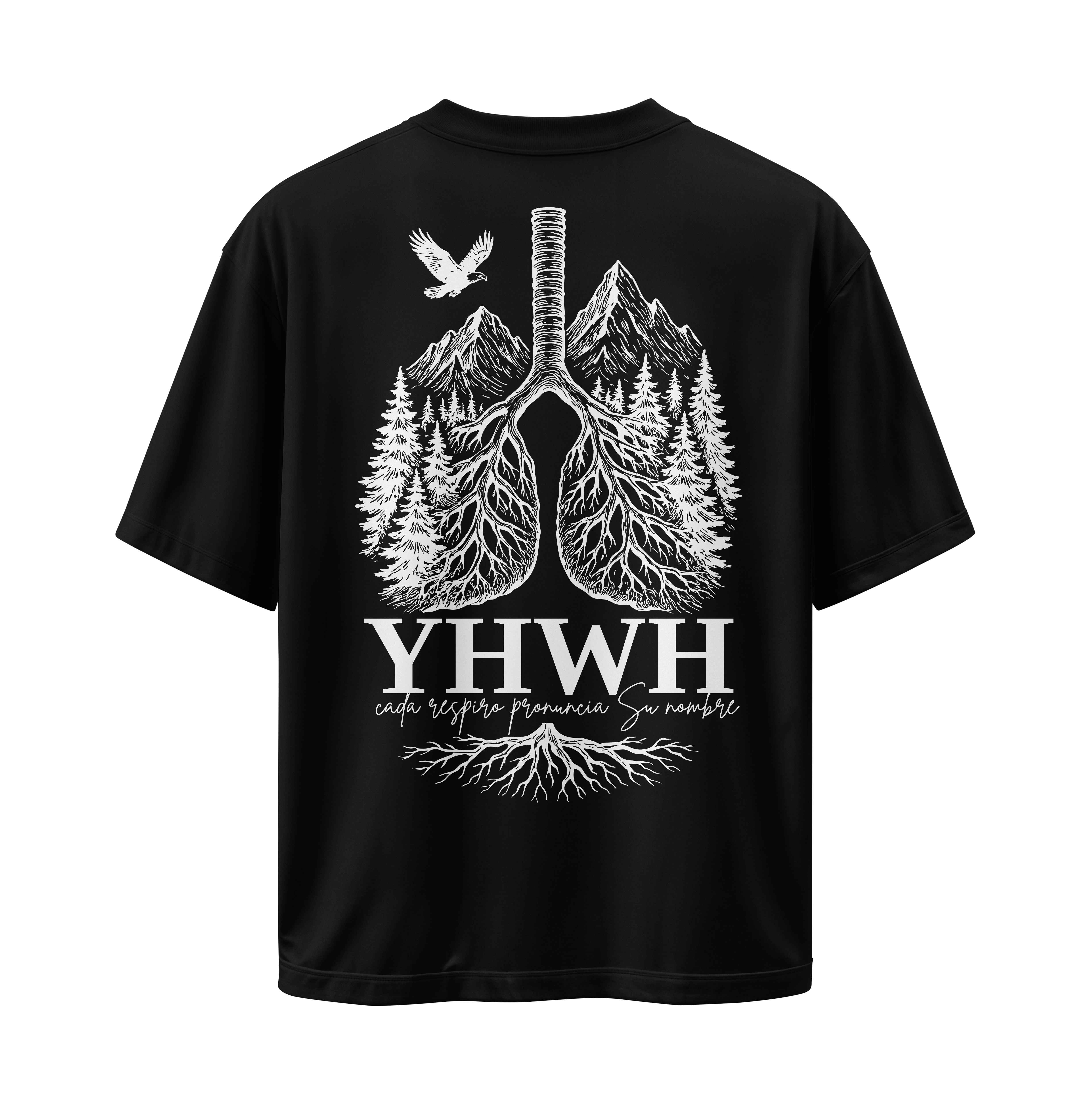 YHWH (Yahweh) - Camiseta Oversize Negra