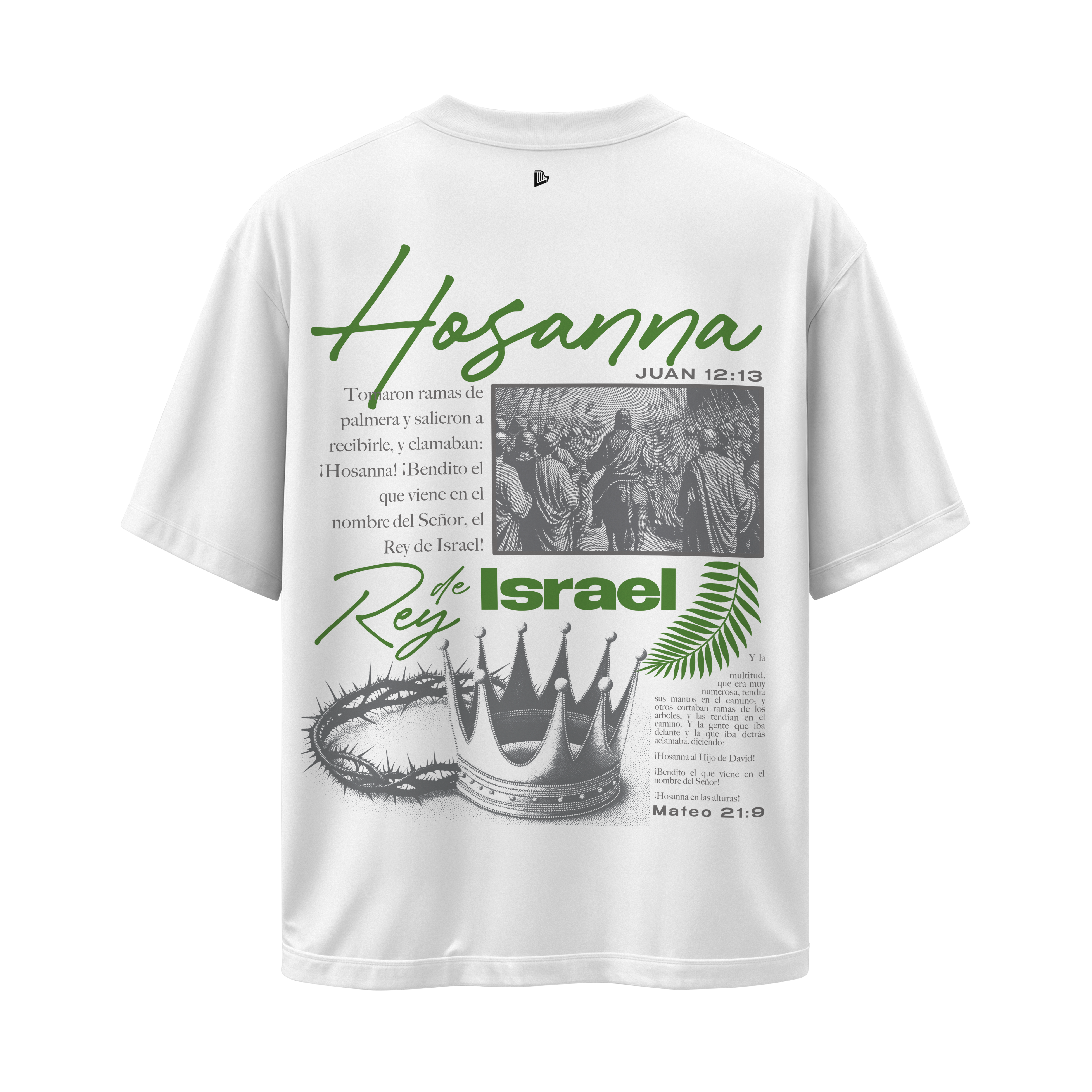 Hosanna - Camiseta Oversize Blanca