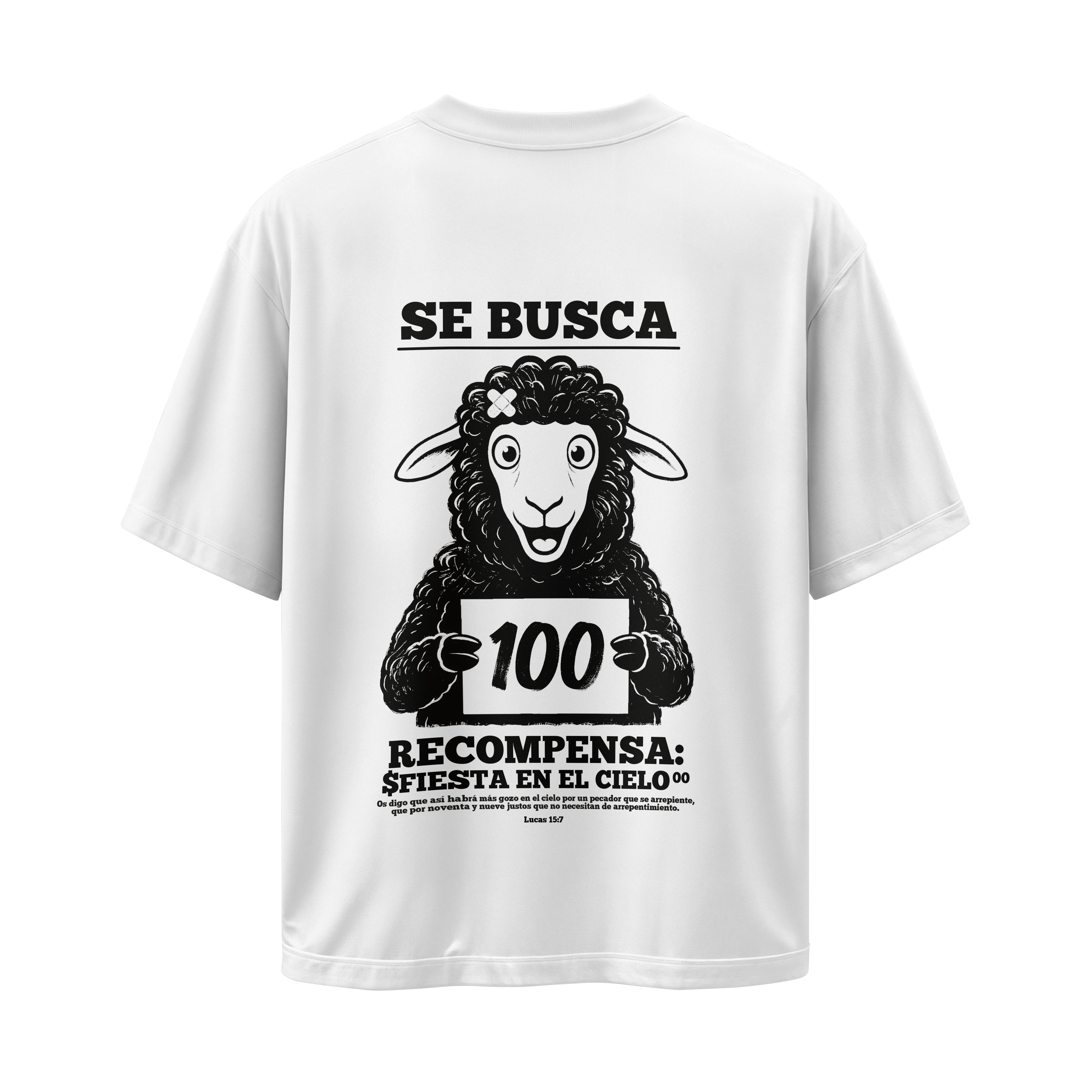 Yo soy la 100 - Camiseta Oversize Blanca