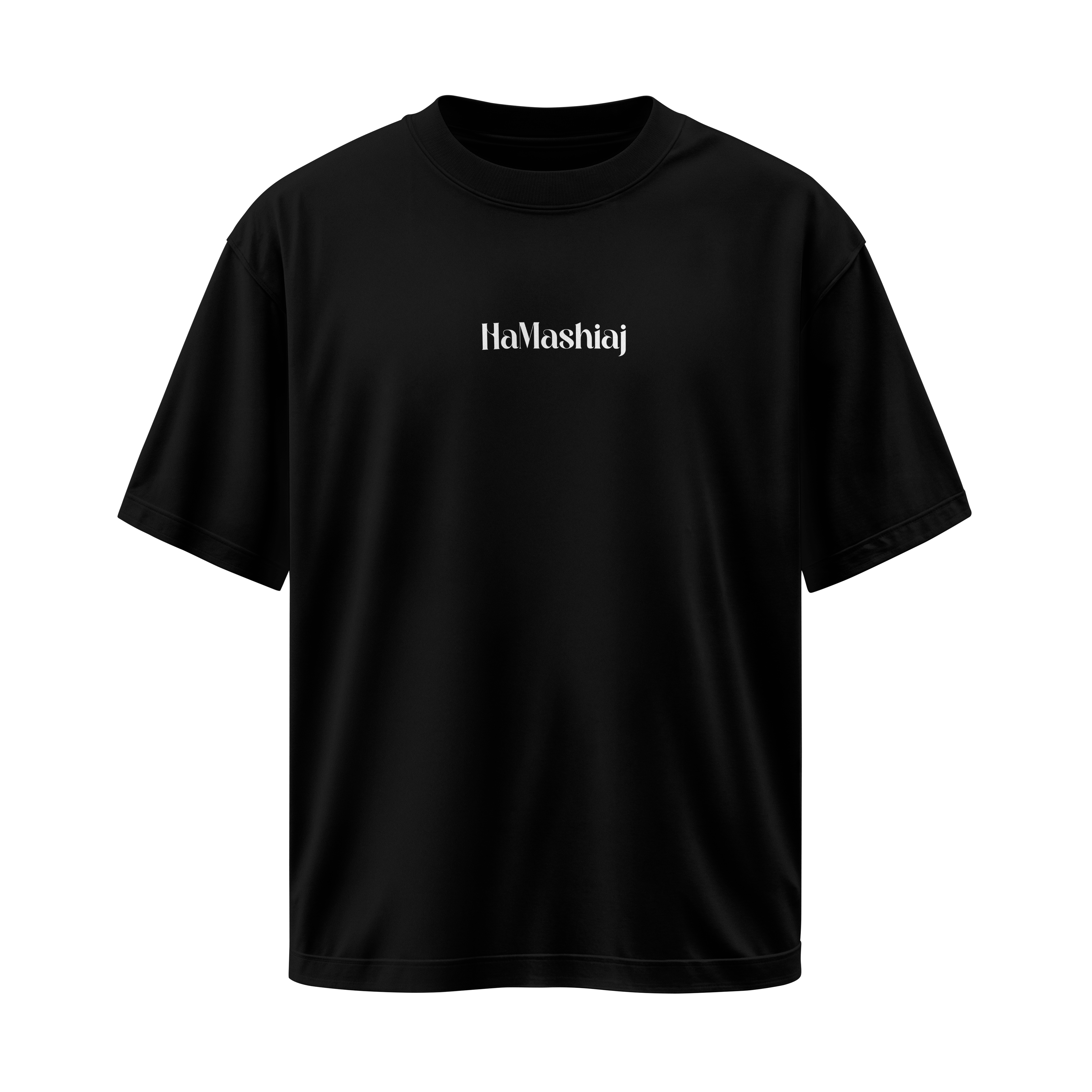 Yeshúa HaMashíaj - Camiseta Regular Negra