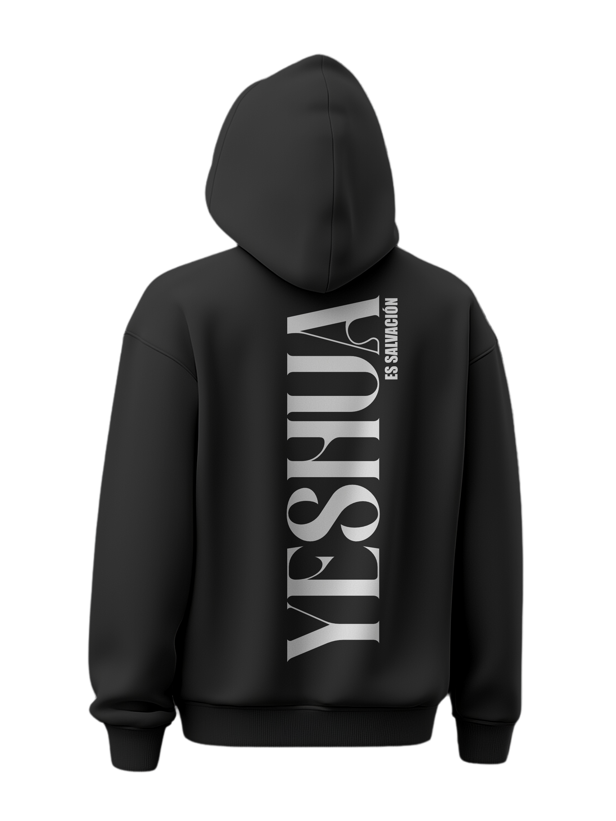 Yeshua HaMashíaj – Hoodie Negra