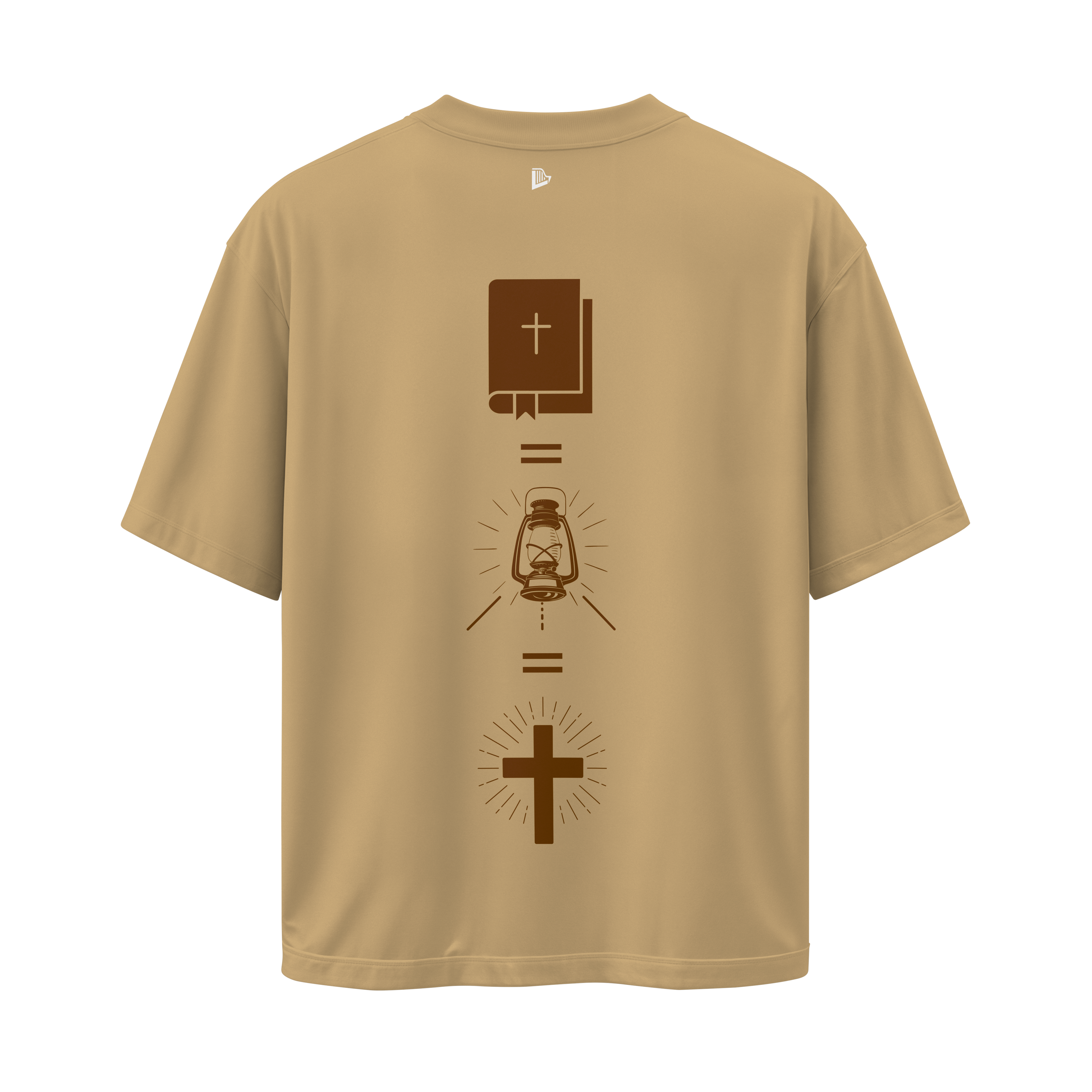 Salmos 119:105 - Camiseta Oversize Beige