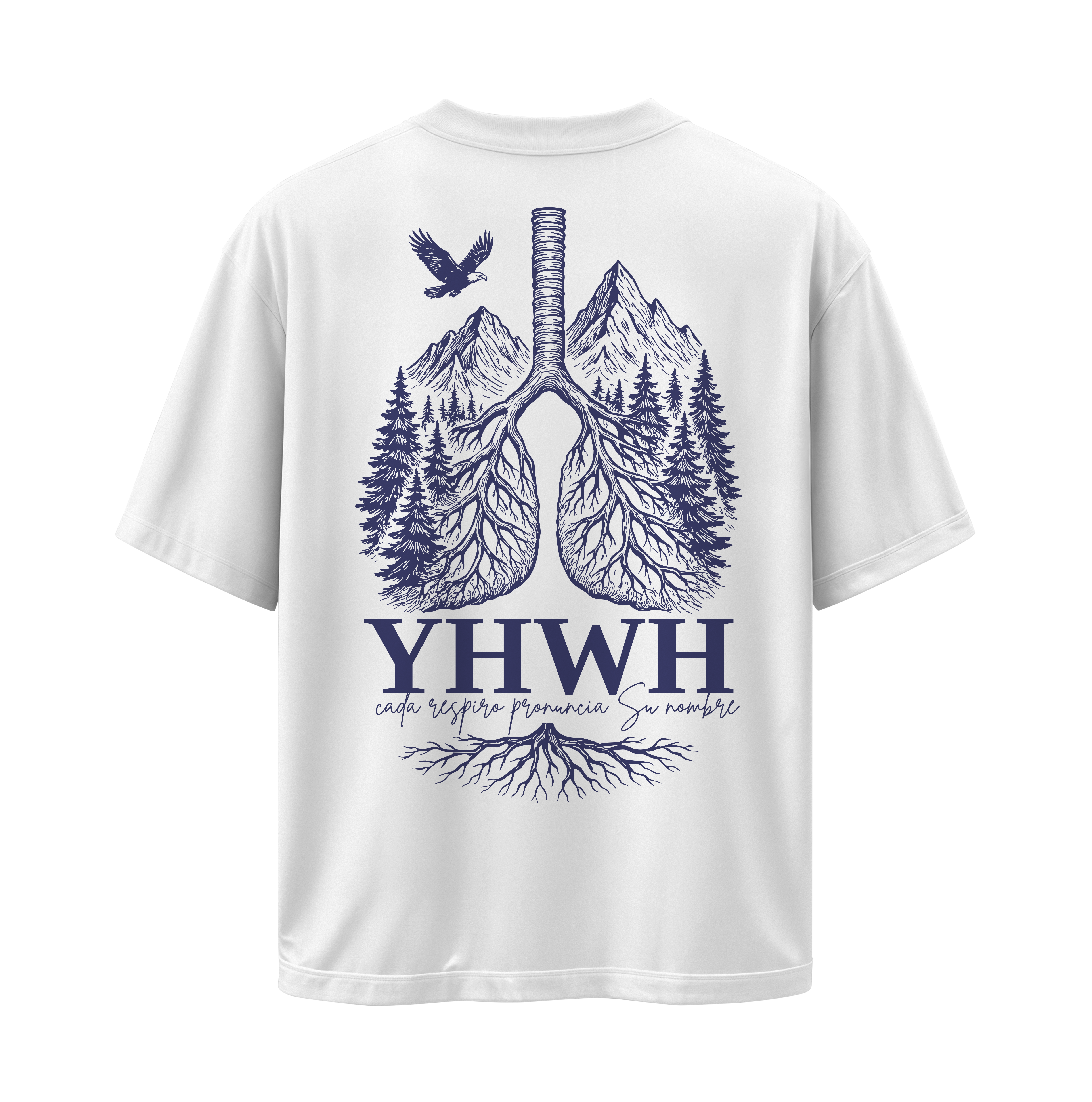 YHWH (Yahweh) - Camiseta Oversize Blanca