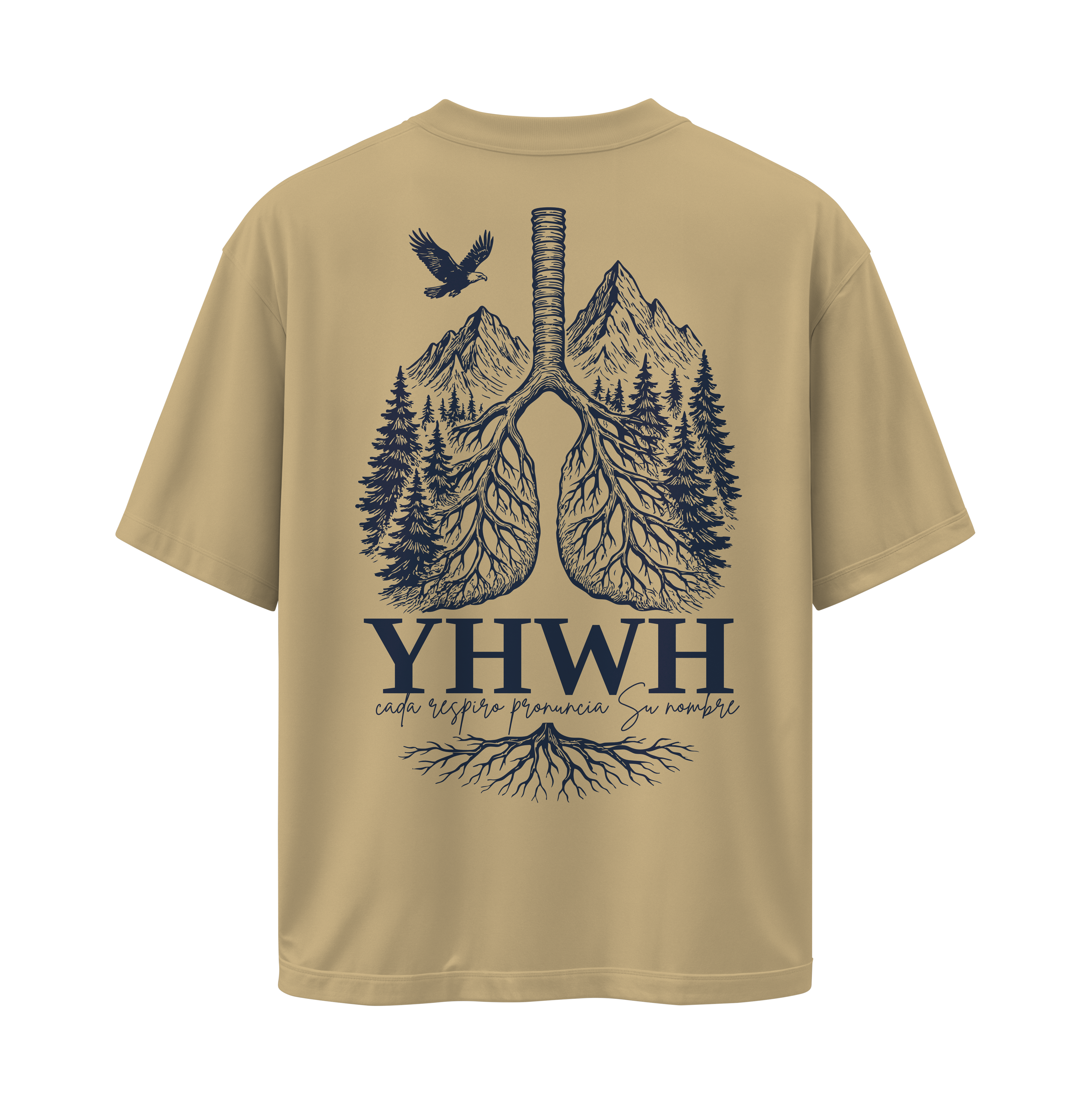 YHWH (Yahweh) - Camiseta Regular Beige