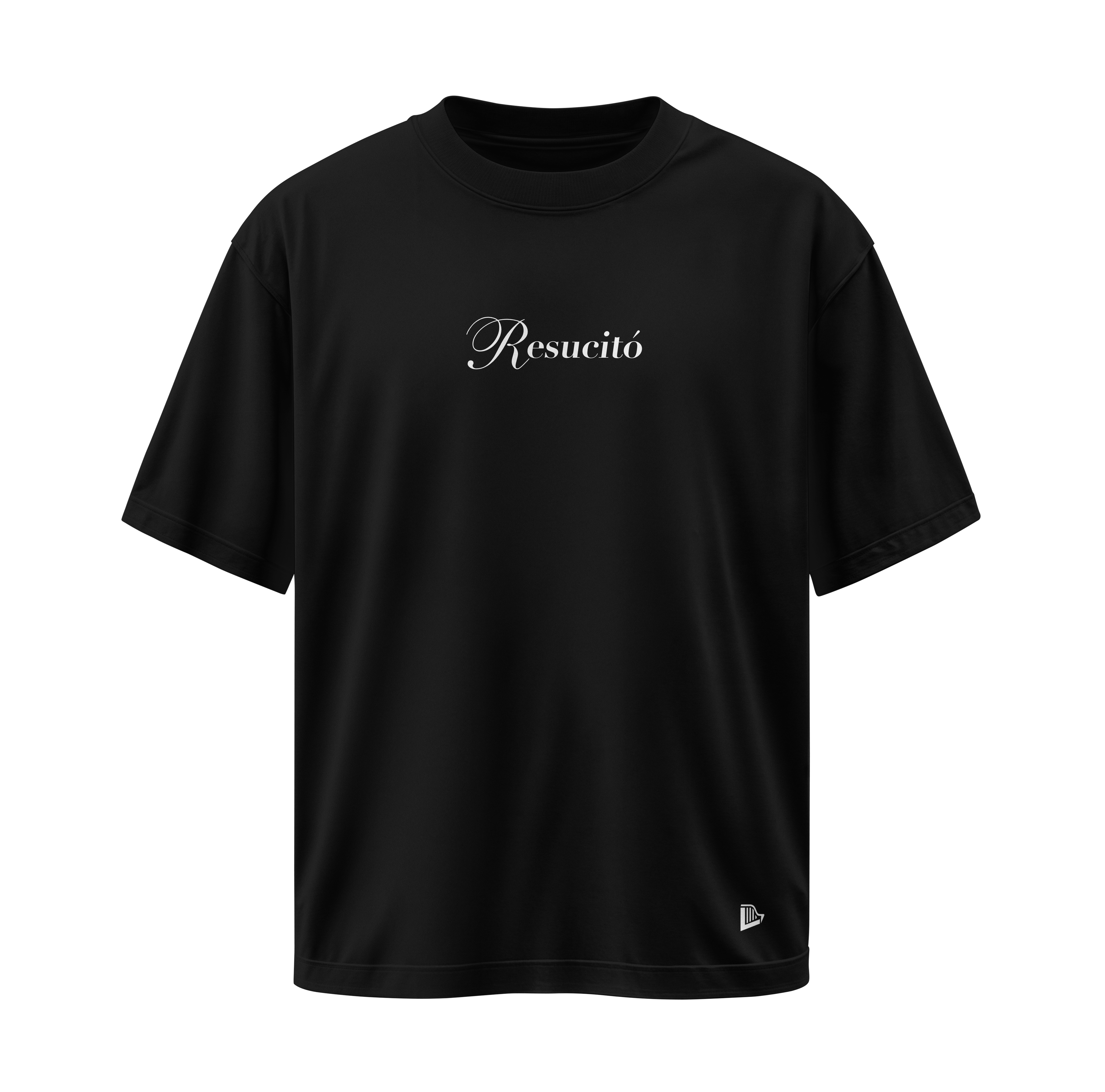 Resucitó - Camiseta Oversize Negra
