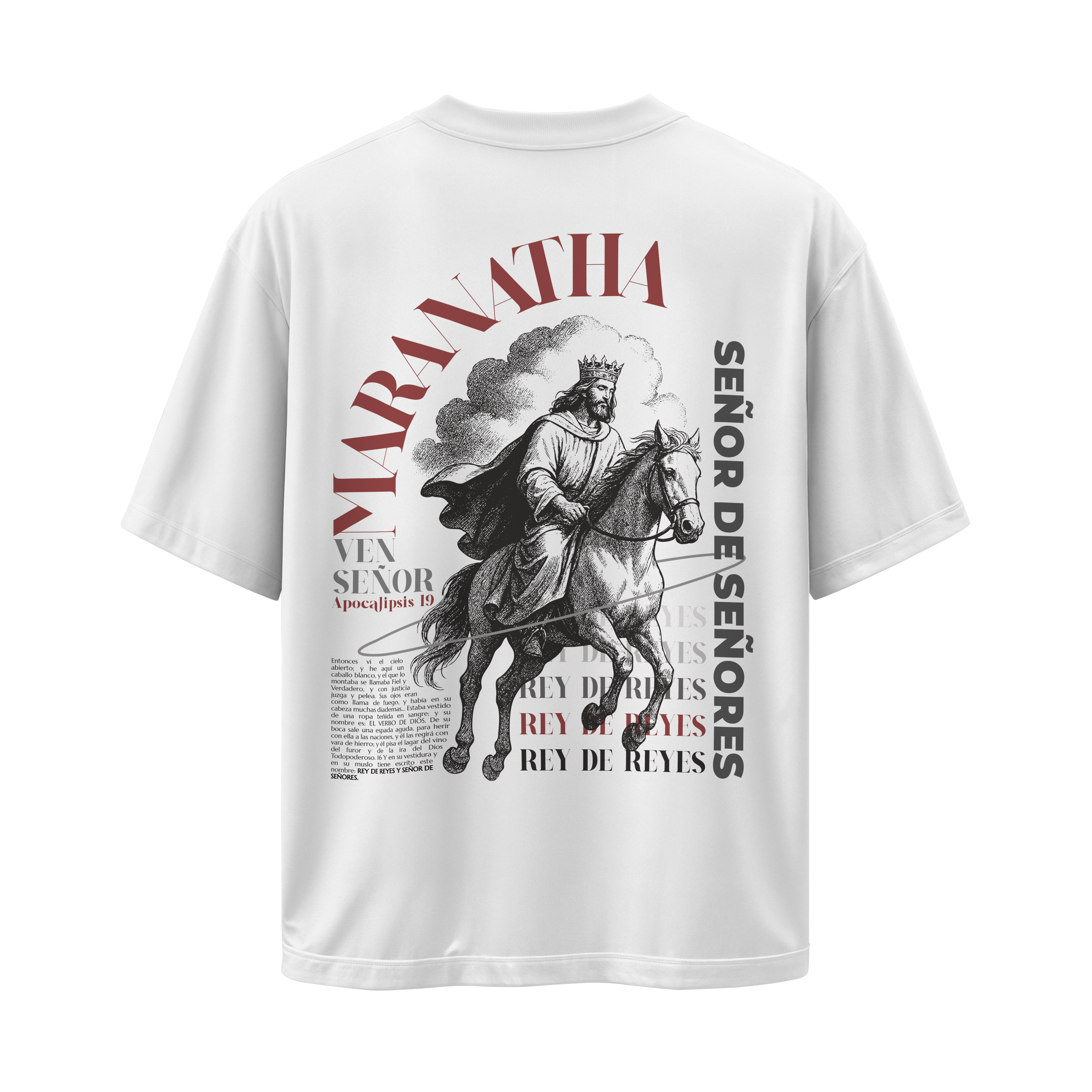 Maranatha - Camiseta Oversize Blanca