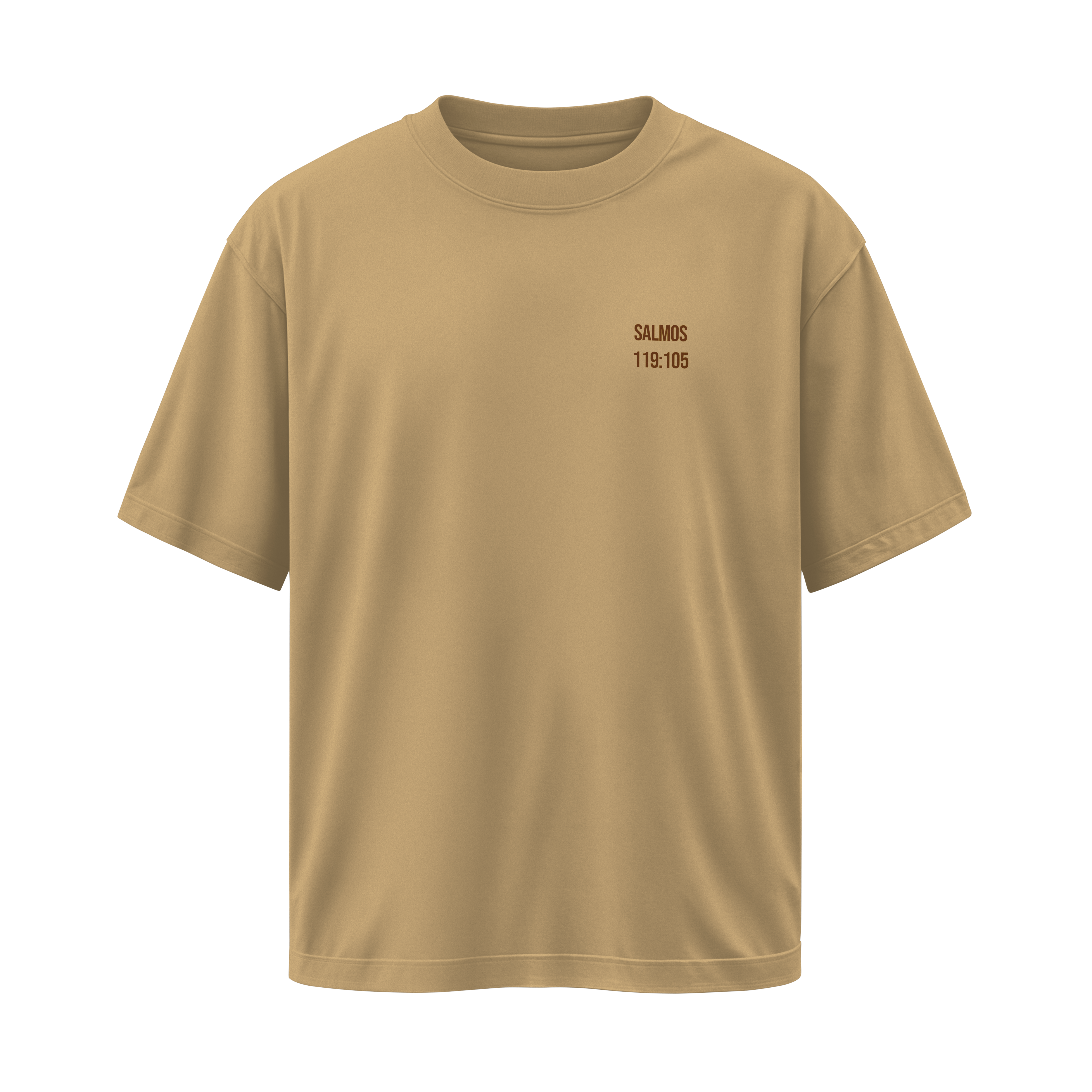 Salmos 119:105 - Camiseta Oversize Beige