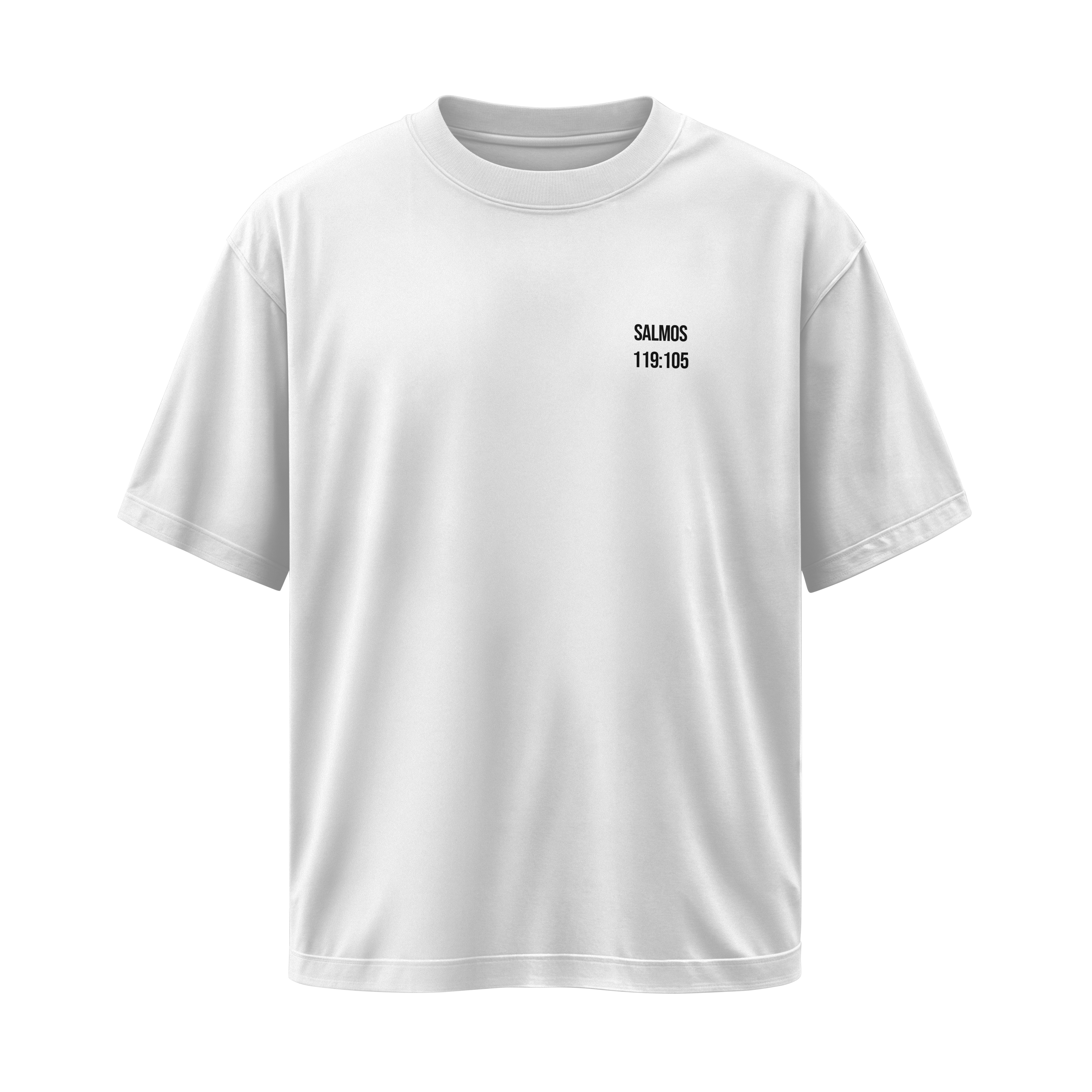 Salmos 119:105 - Camiseta Regular Blanca