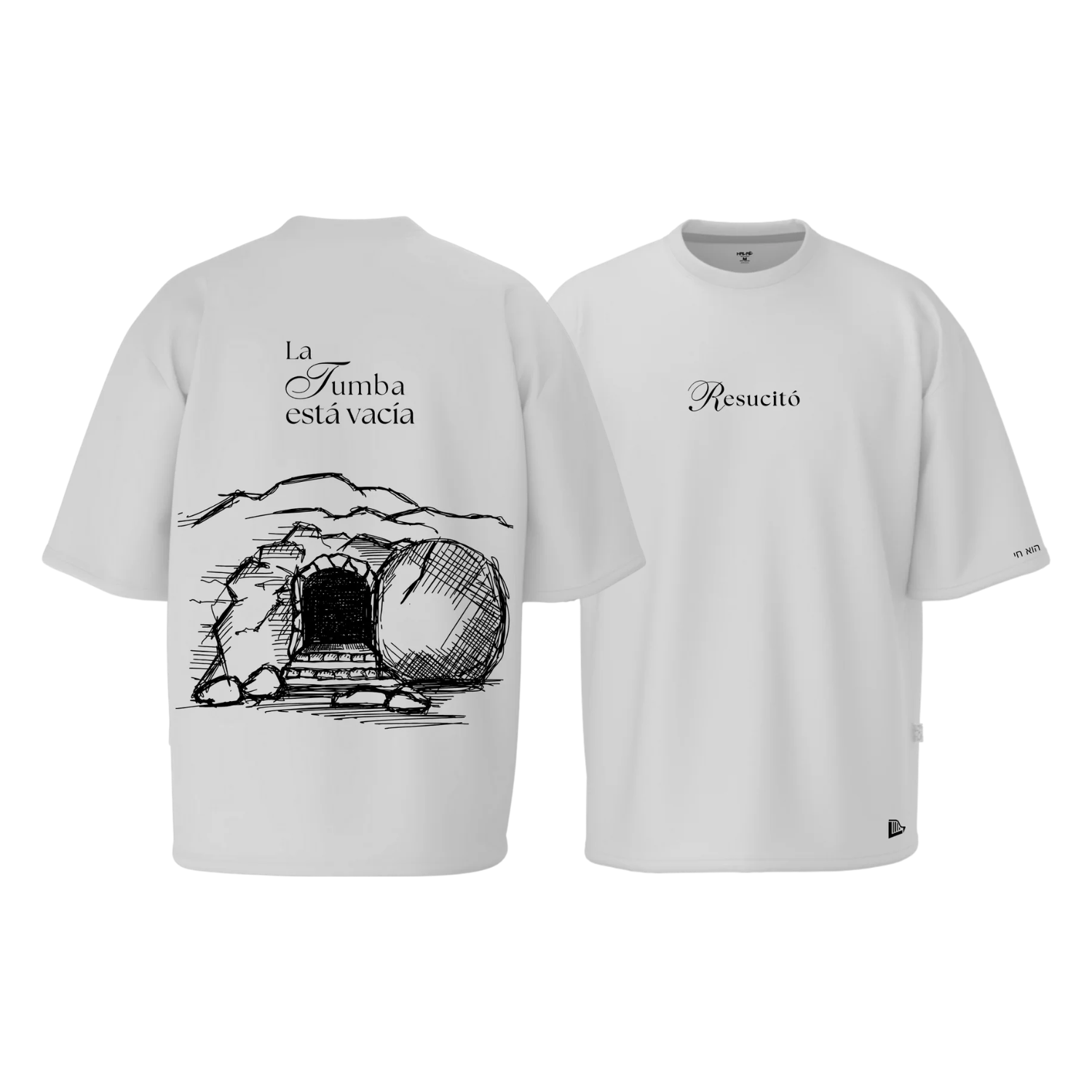 Resucitó - Camiseta Oversize Blanca