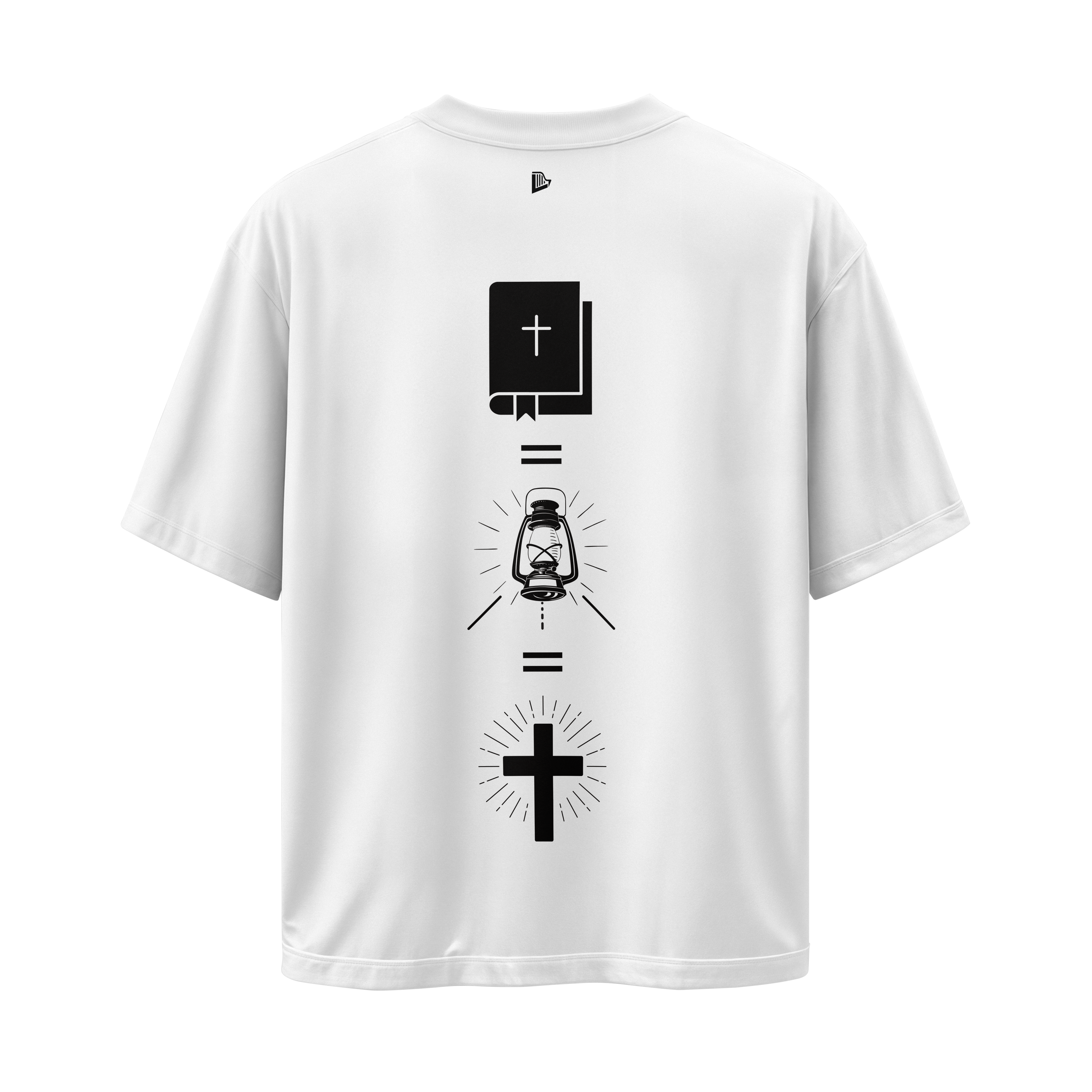 Salmos 119:105 - Camiseta Oversize Blanca