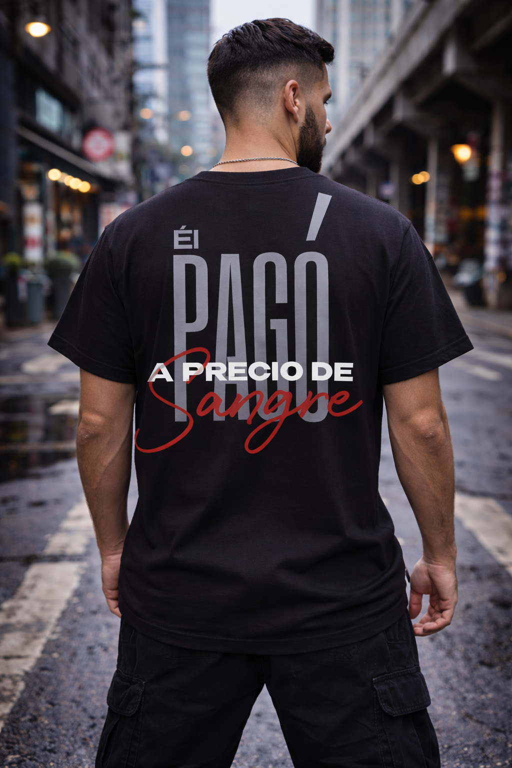 Precio de Sangre - Camiseta Regular Negra