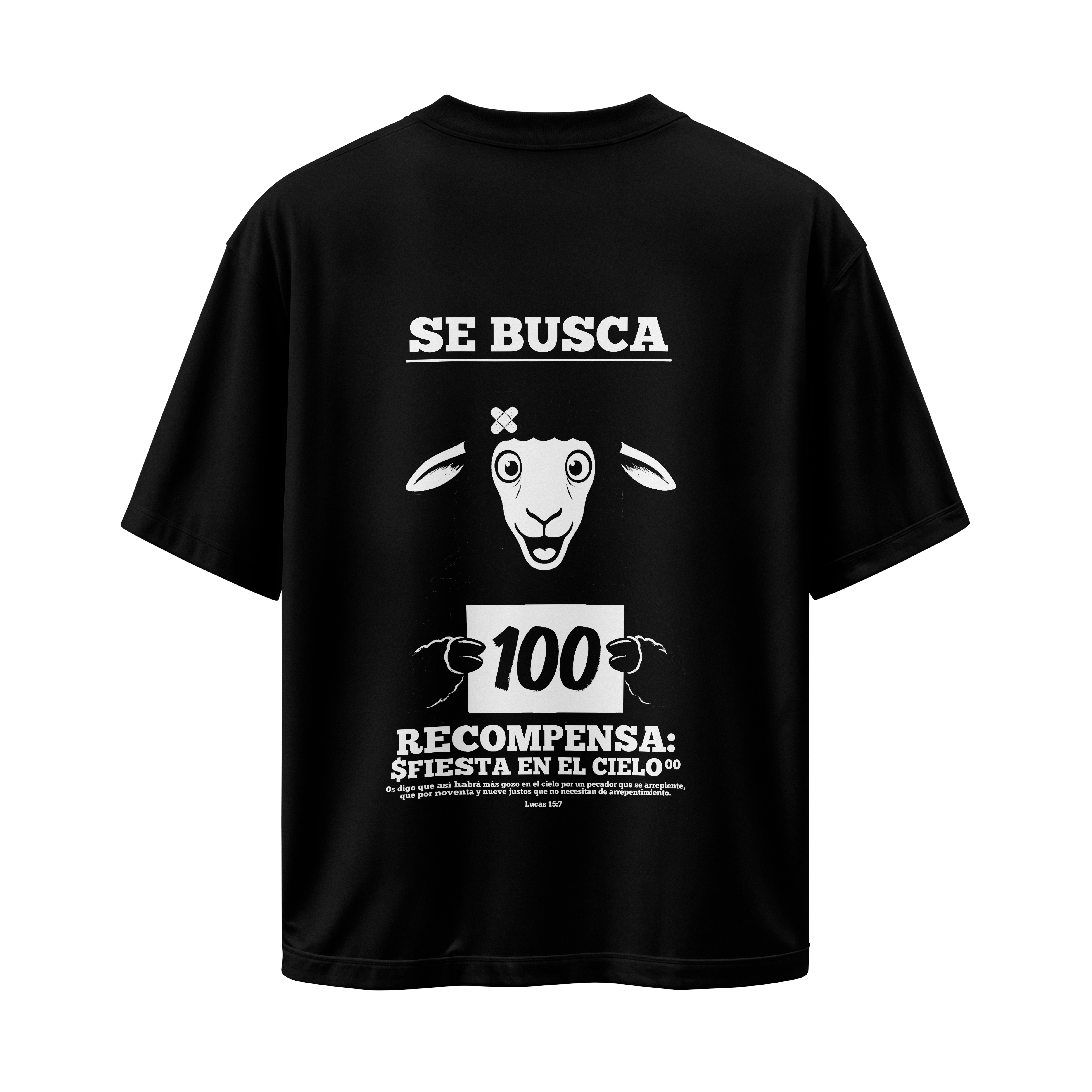 Yo soy la 100 - Camiseta Oversize Negra
