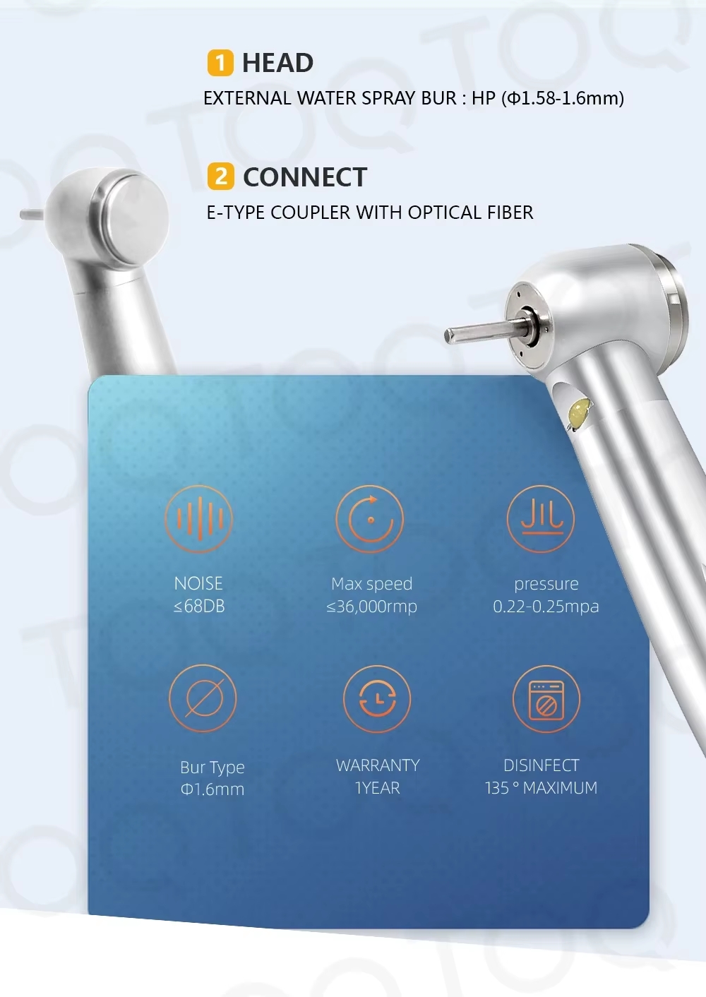 Combo Fotopolimerizador e Caneta de Alta Rotação Led DentLux