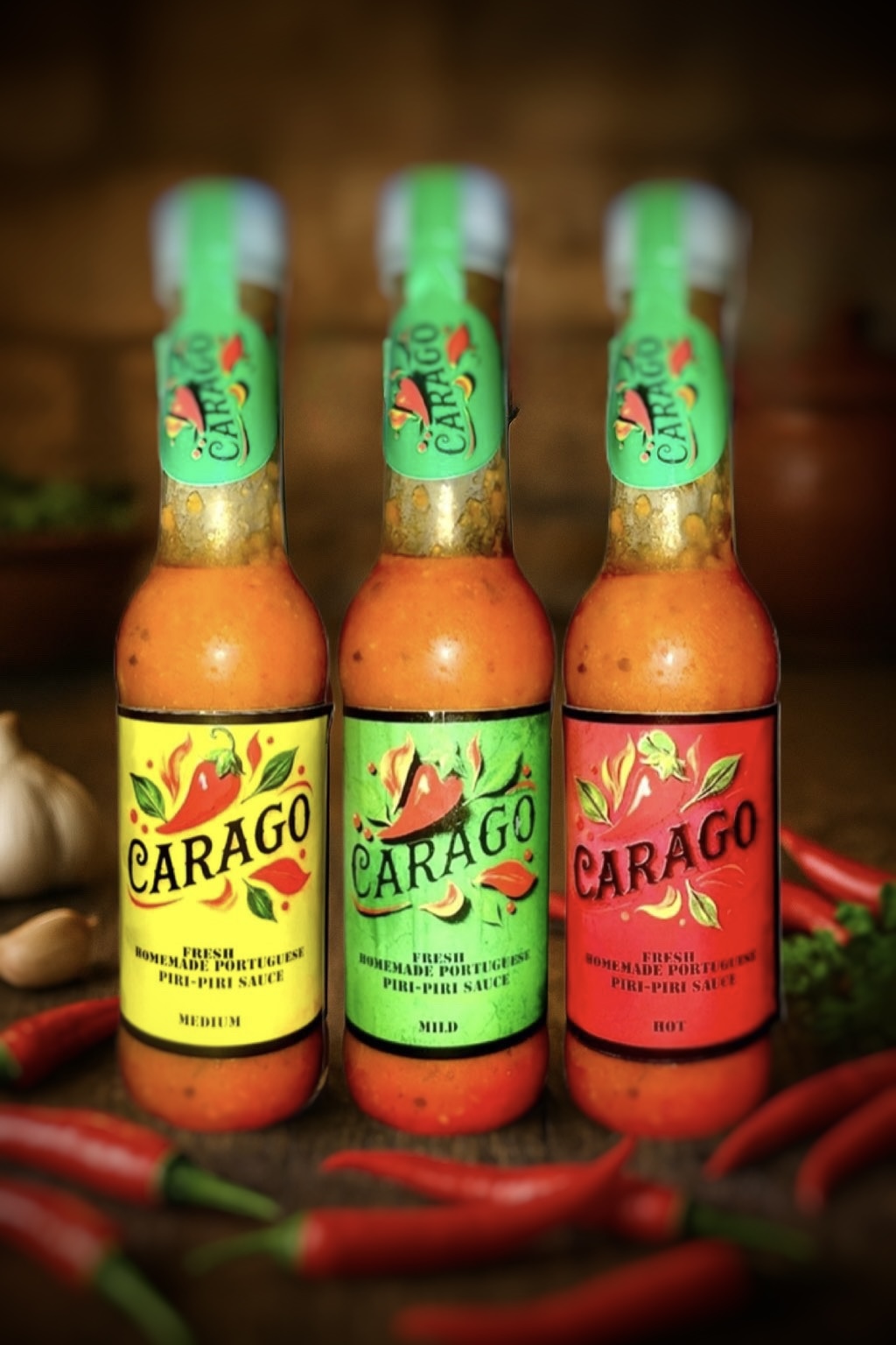 Carago Piri-Piri Sauce Trio