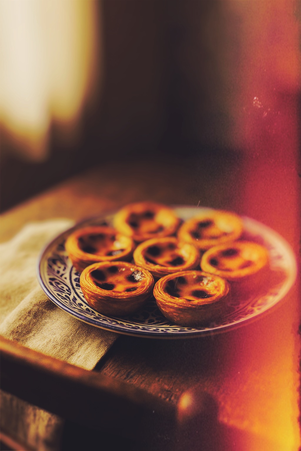 Homemade Portuguese Custard Tarts - Box of 6