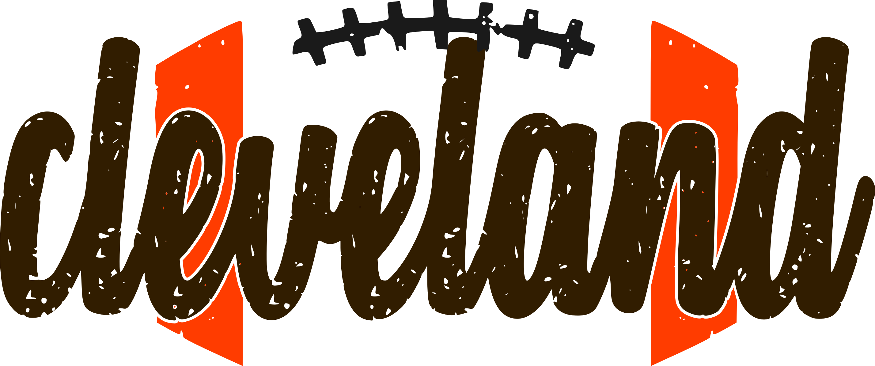 Cleveland Football Wall DTF