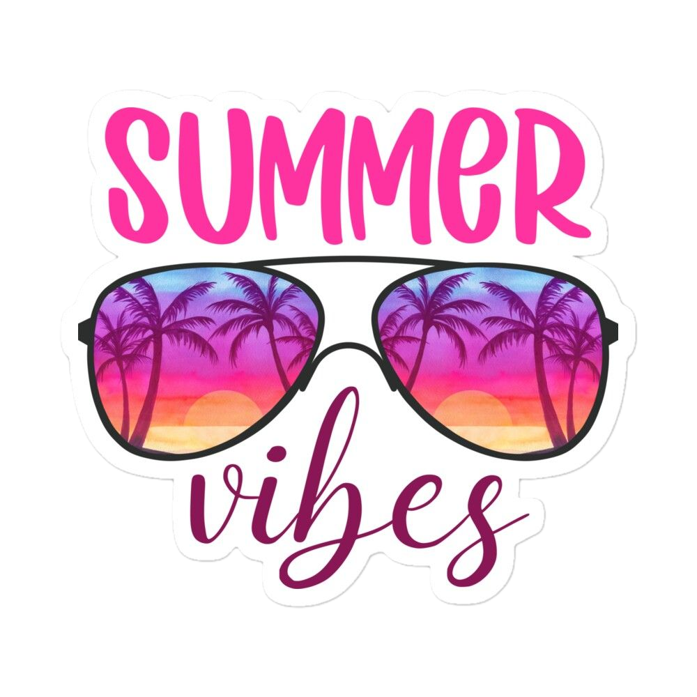 Summer Vibes Sticker DTF