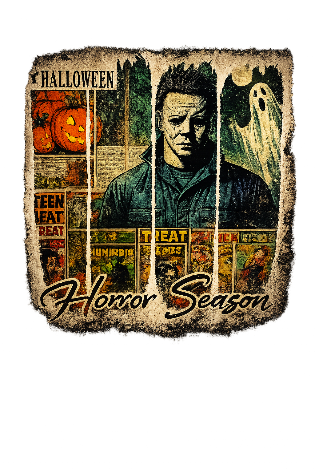 Horror Season Halloween Poster DTF