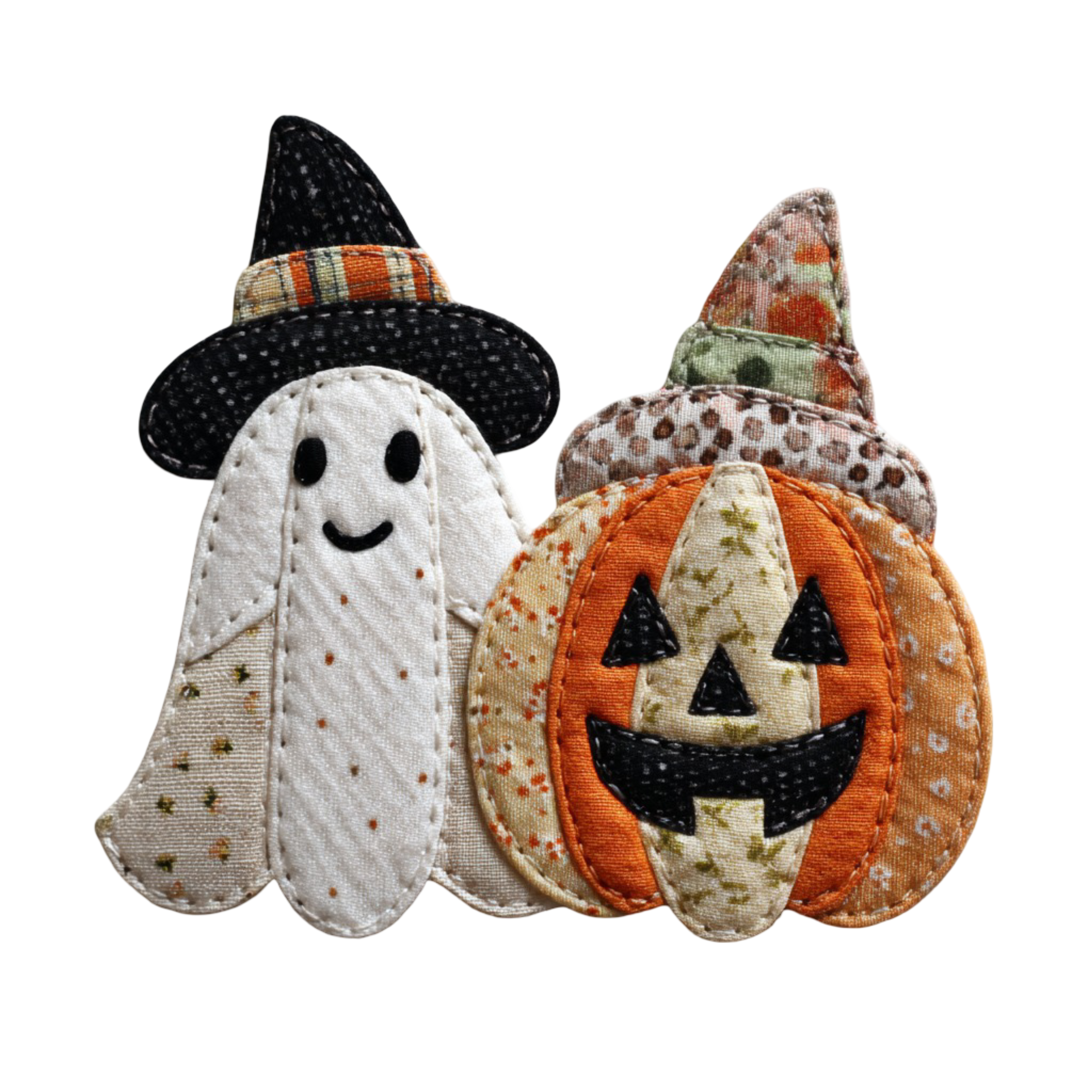 Halloween Ghost & Pumpkin Patch DTF