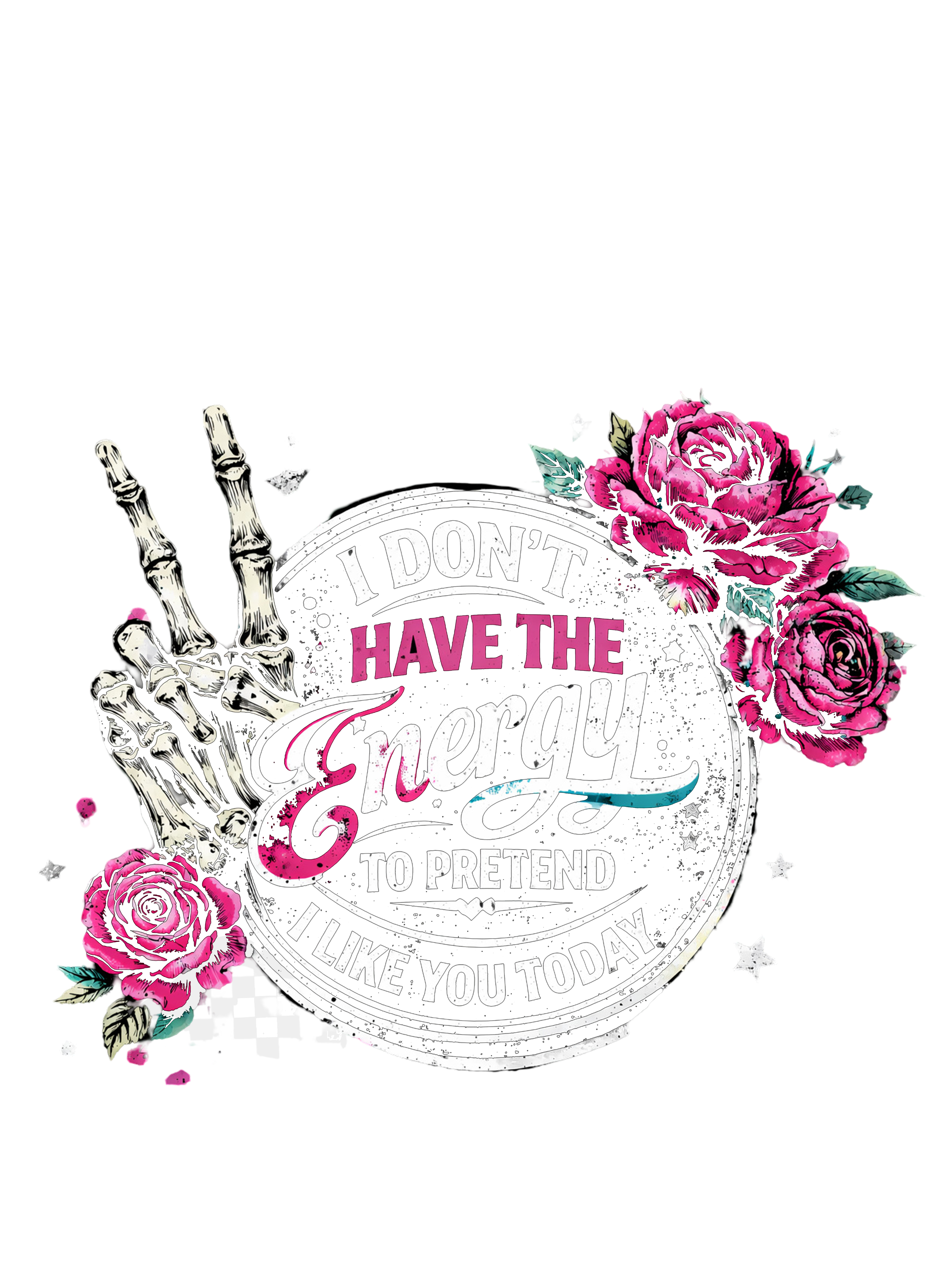 Sassy Skeleton Graphic Tee DTF