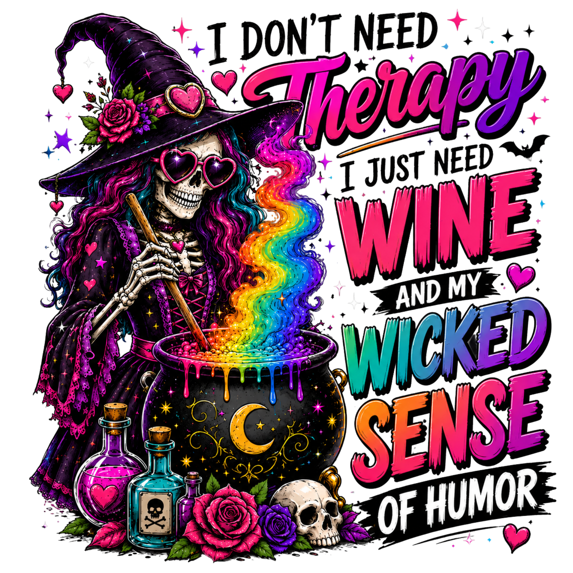 Wicked Witch Humor T-Shirt DTF