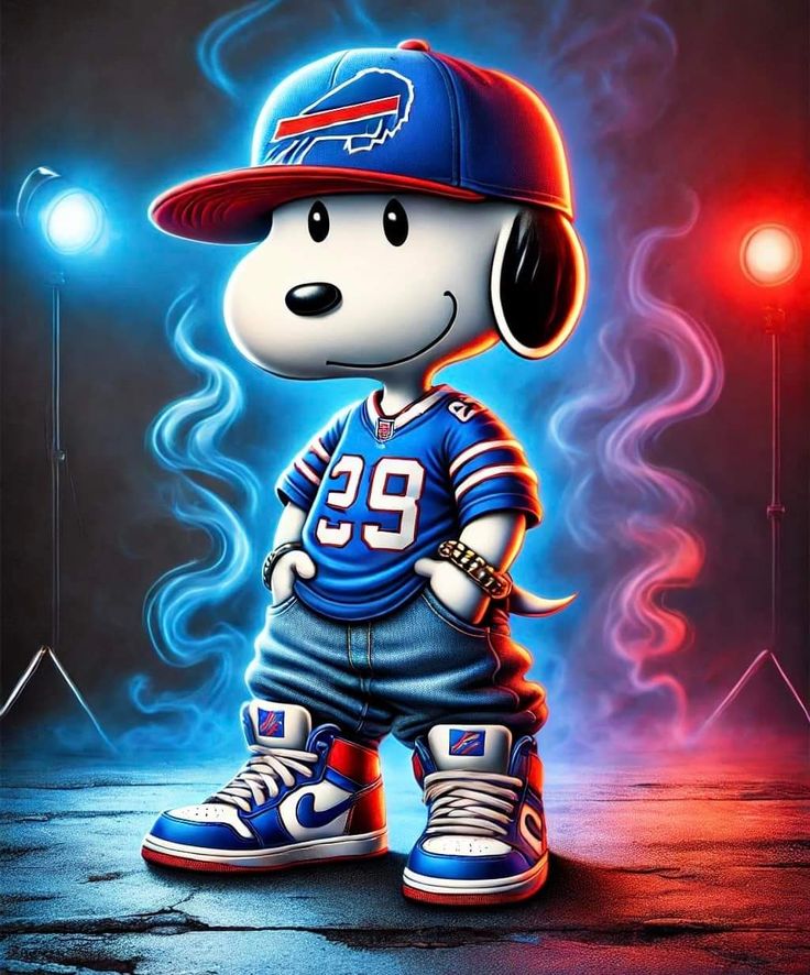 Stylish Snoopy Sports Figurine DTF
