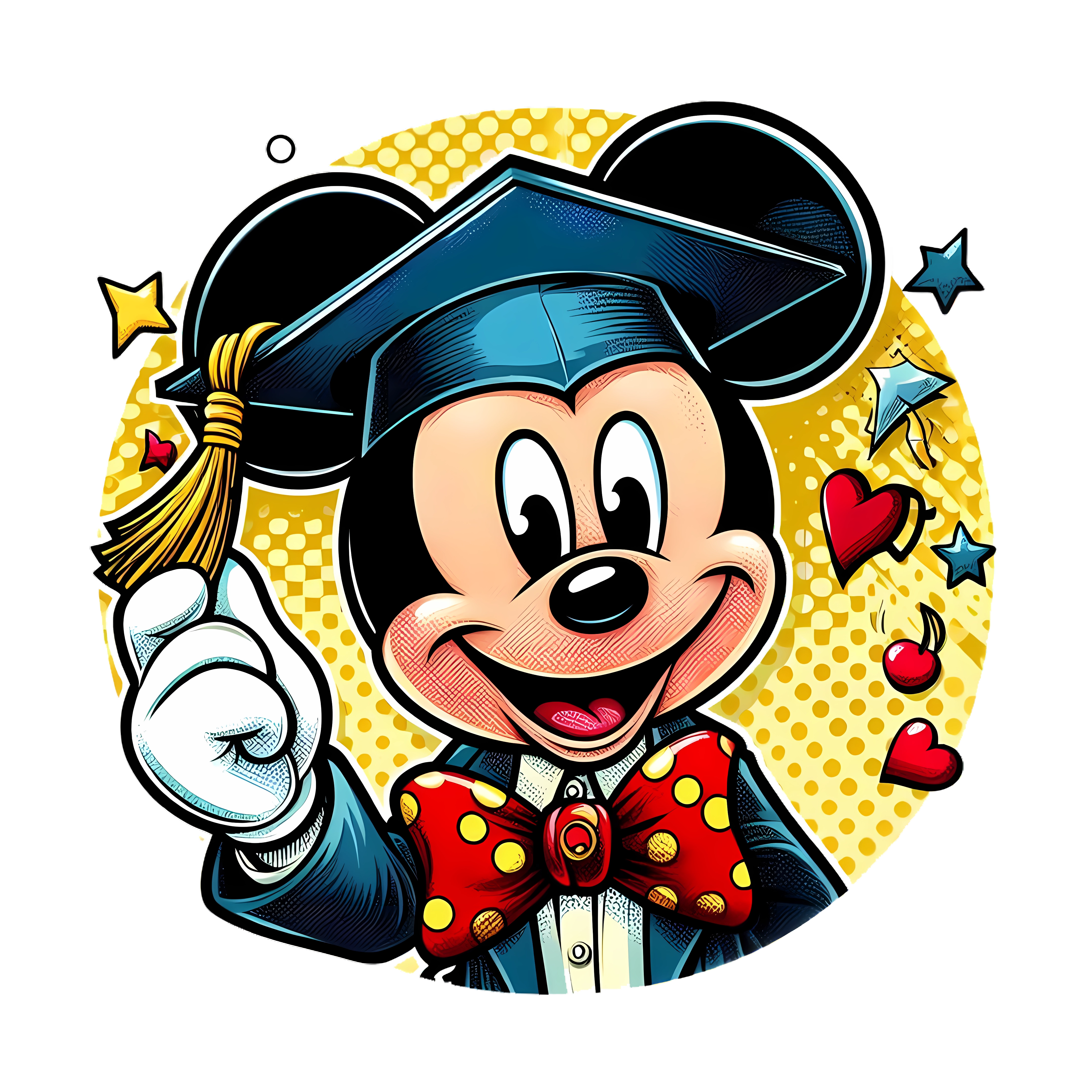 Graduation Mouse Collectible DTF