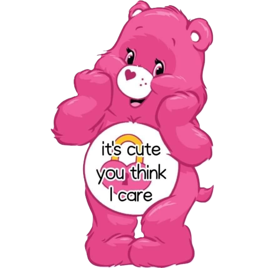 Pink Bear Plush Toy DTF