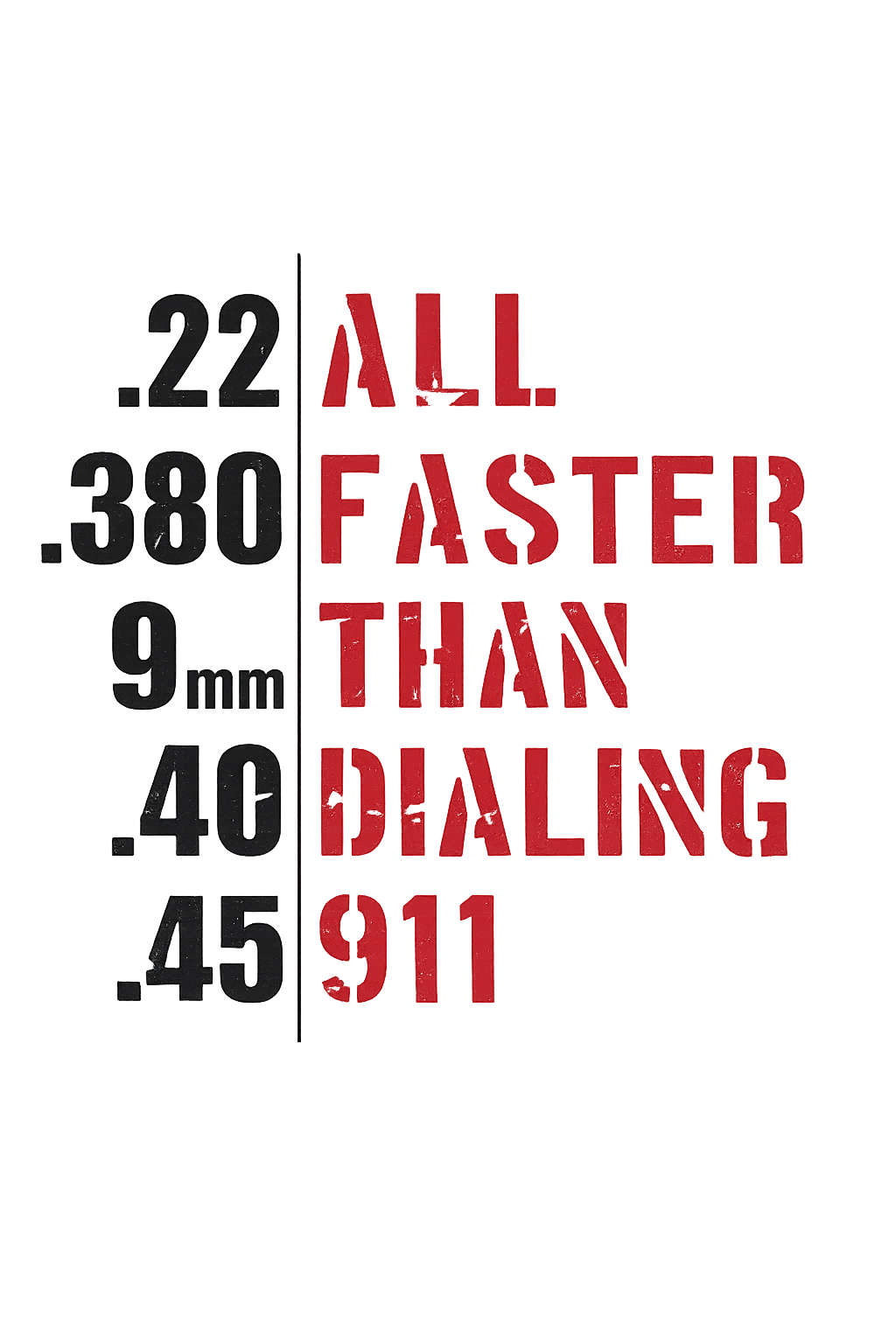 Pro-Gun Graphic T-Shirt DTF