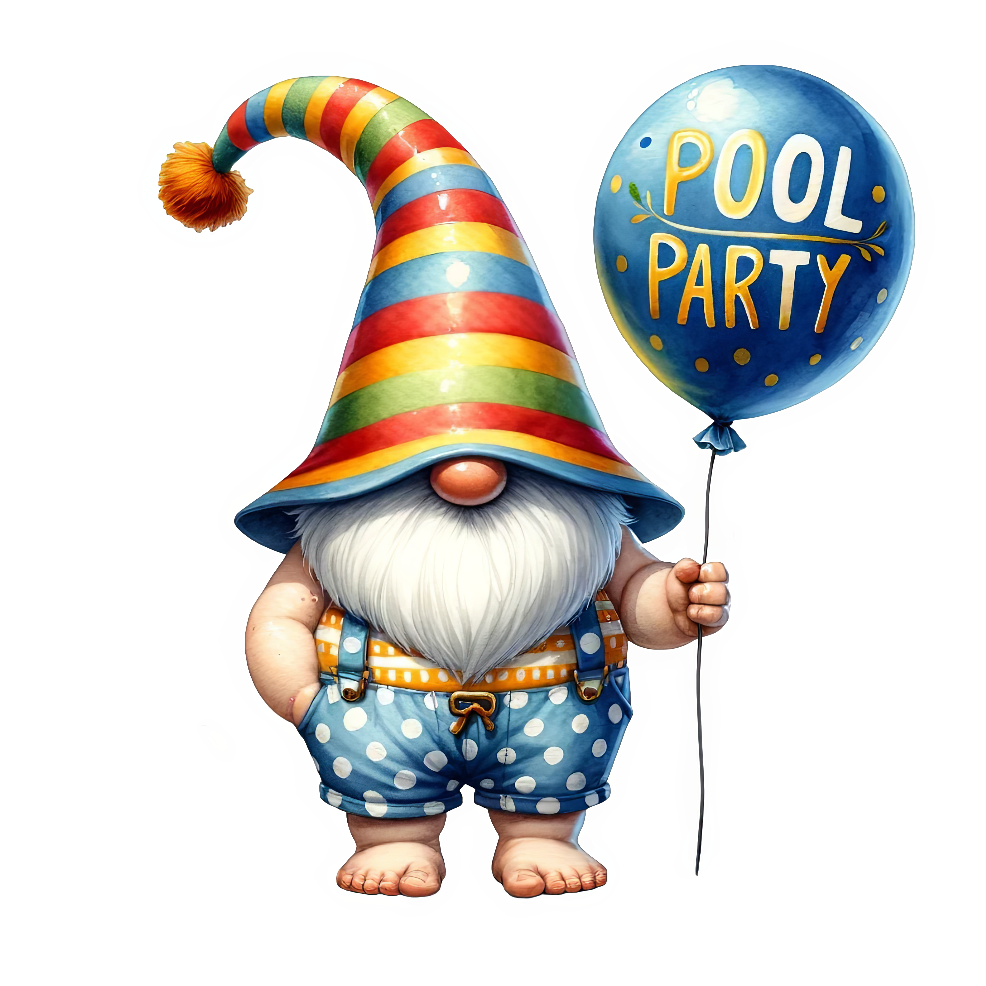Pool Party Gnome DTF