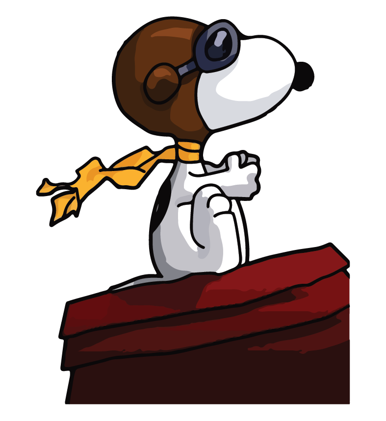 Aviator Dog Figurine DTF