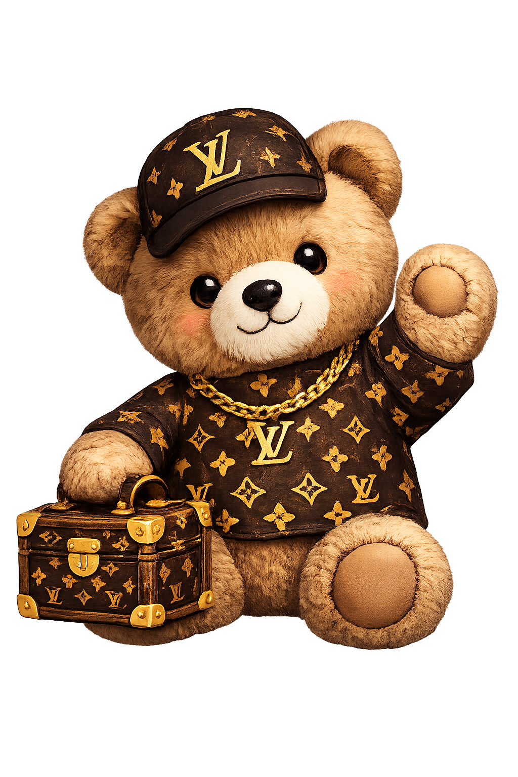 Luxury Designer Bear Plush DTF