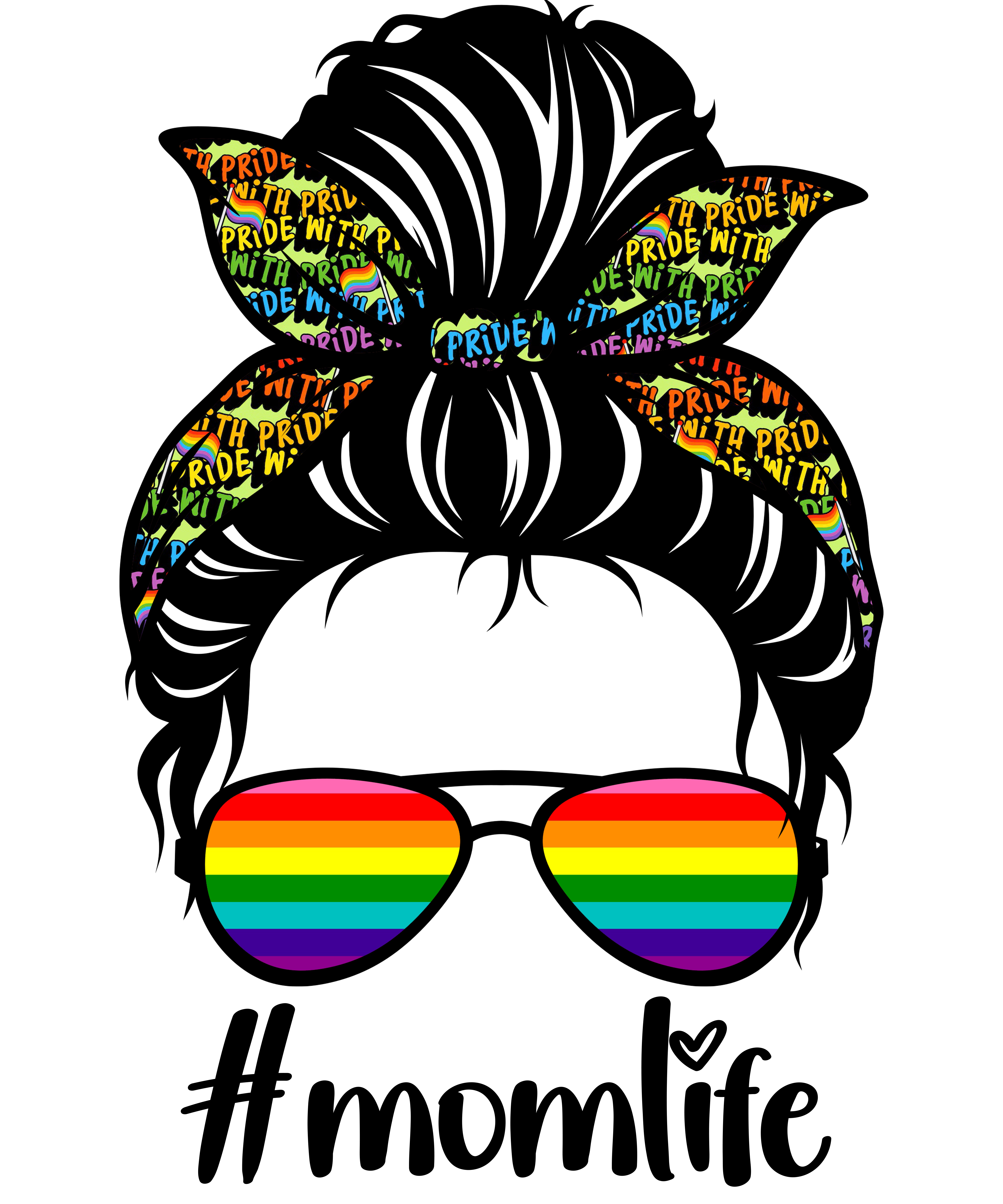 Rainbow Pride Sunglasses & Headband Set DTF