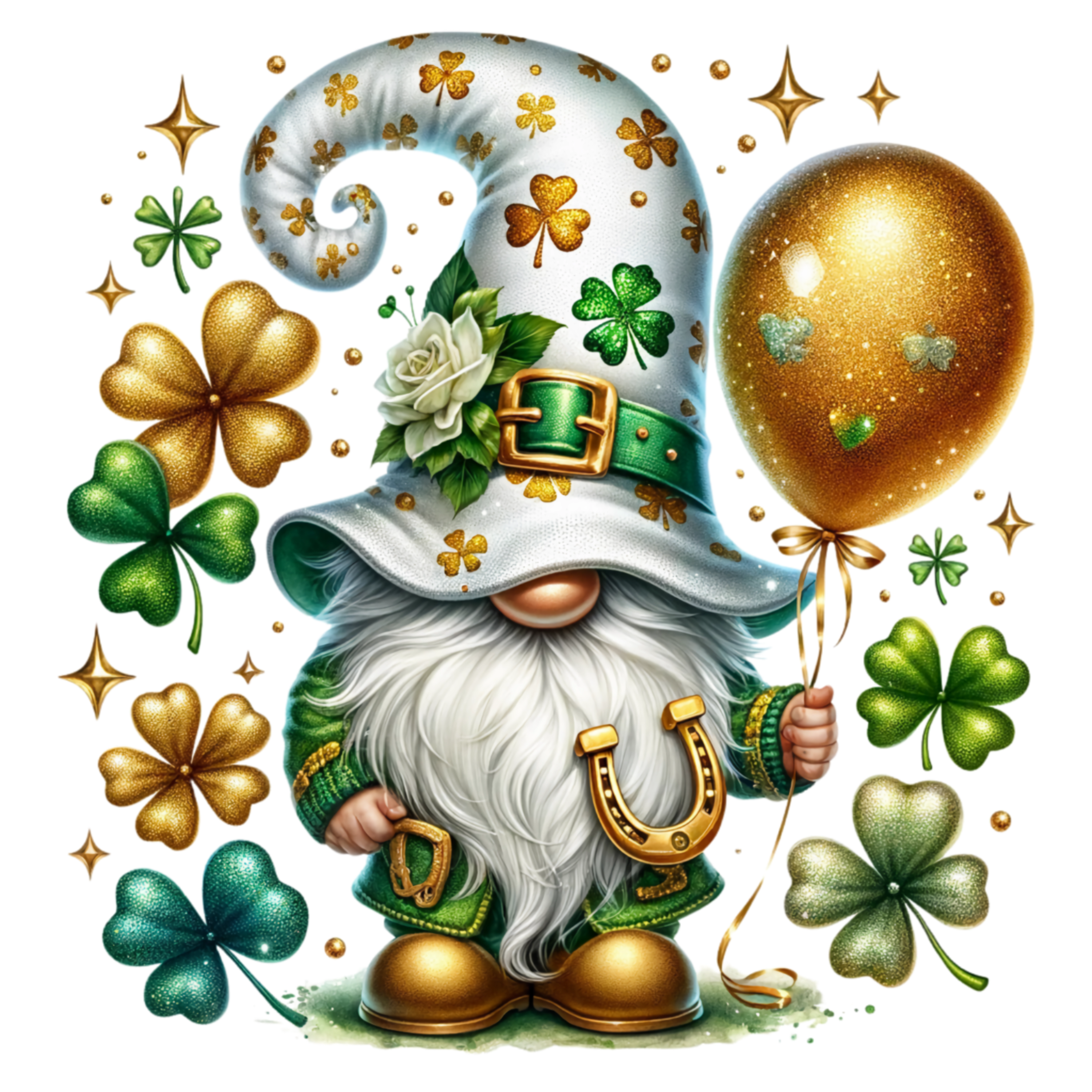 Lucky Gnome Figurine DTF