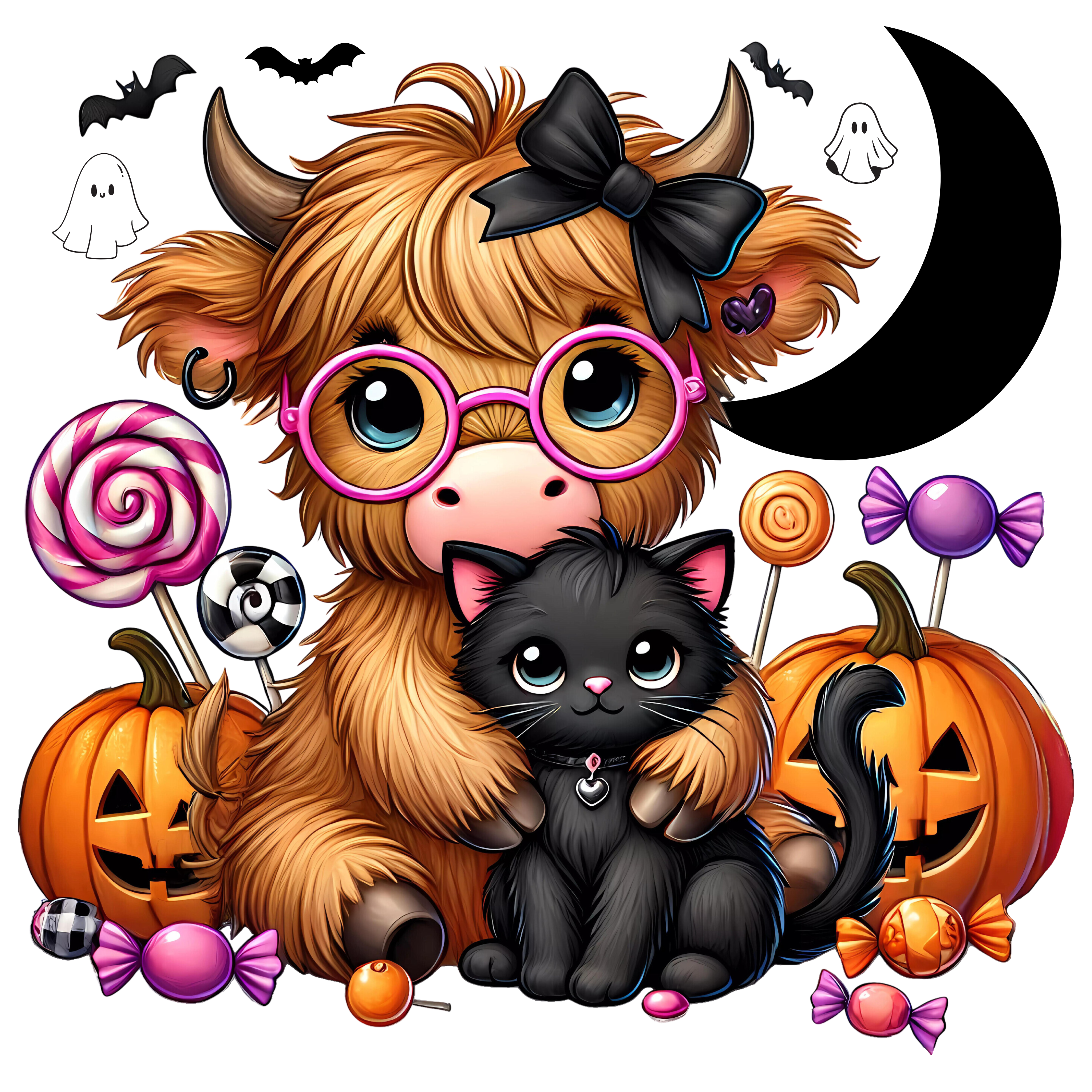 Halloween Animal Friends Plush Set DTF