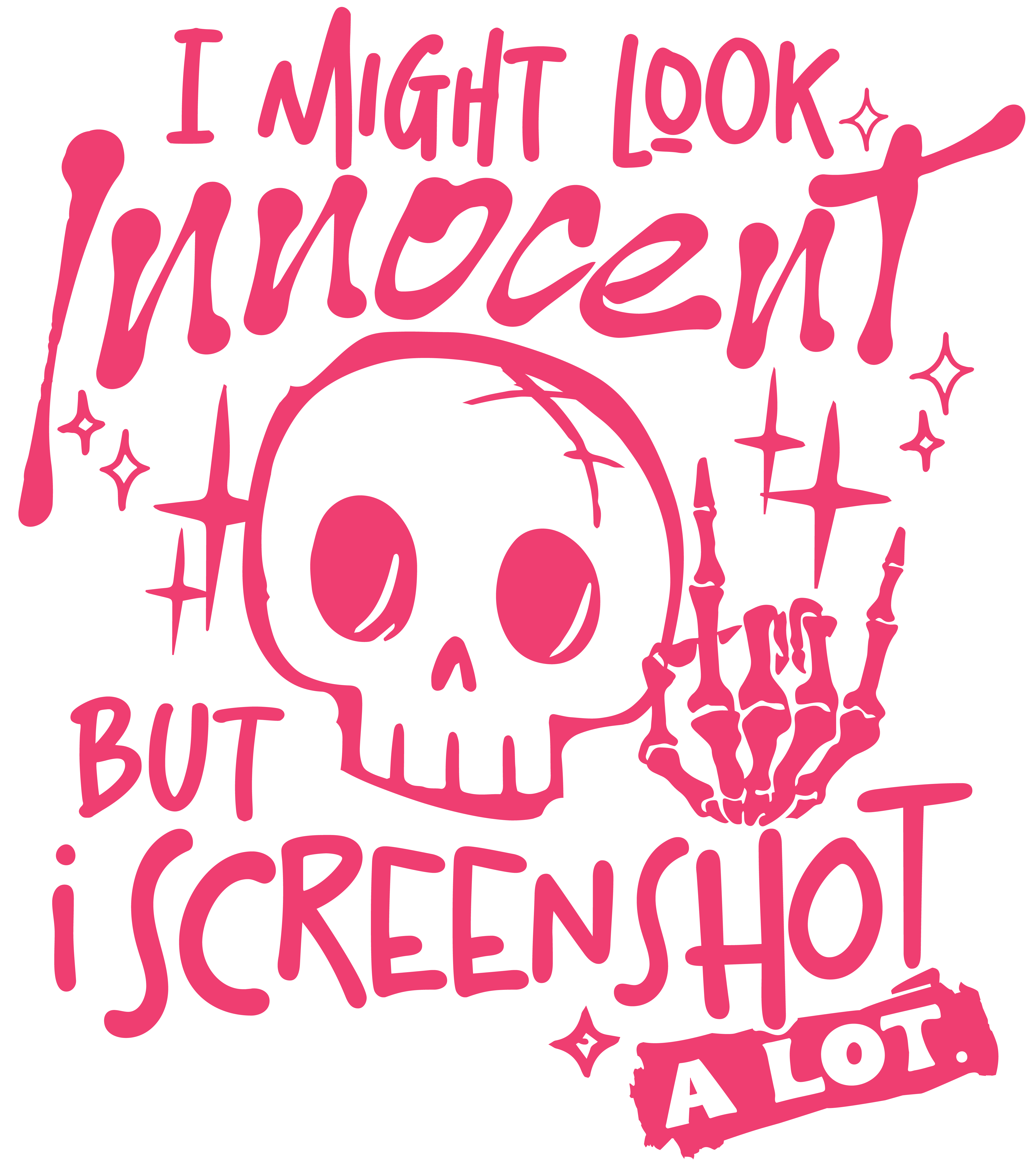 Innocent Screenshot Skull DTF