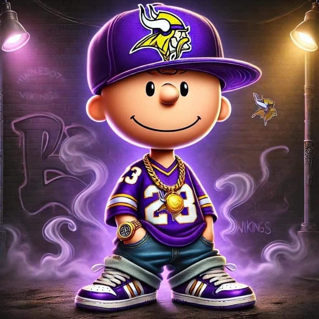 Minnesota Vikings Charlie Brown Figurine DTF