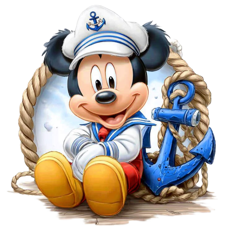 Sailor Mickey Mouse Plush DTF