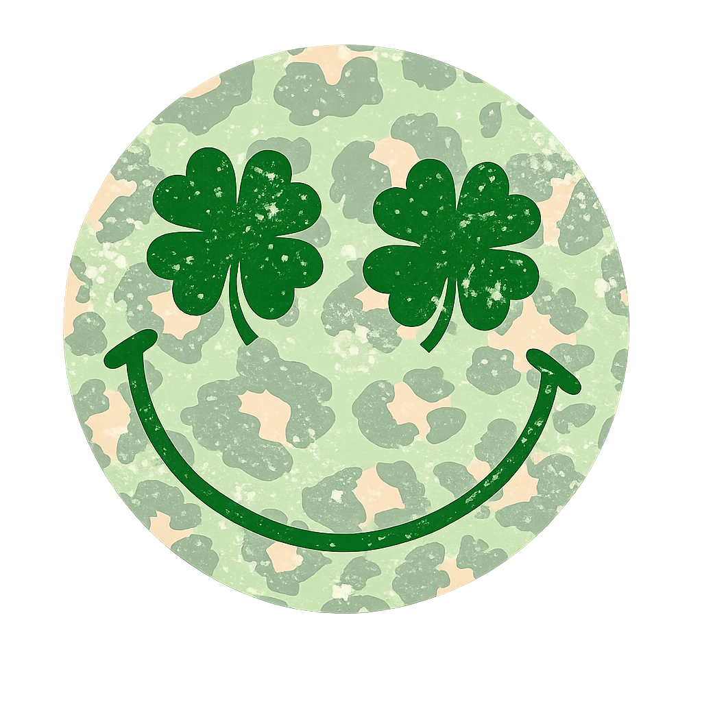 Clover Smile Sticker