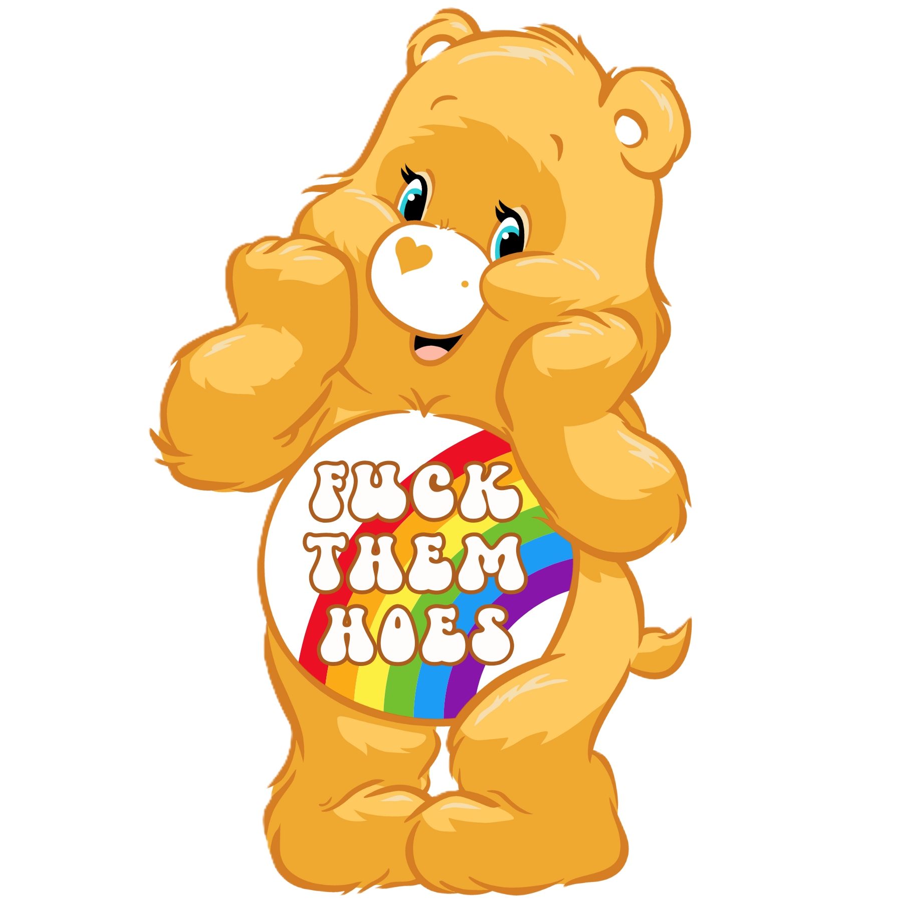 Bold Statement Bear Plush DTF