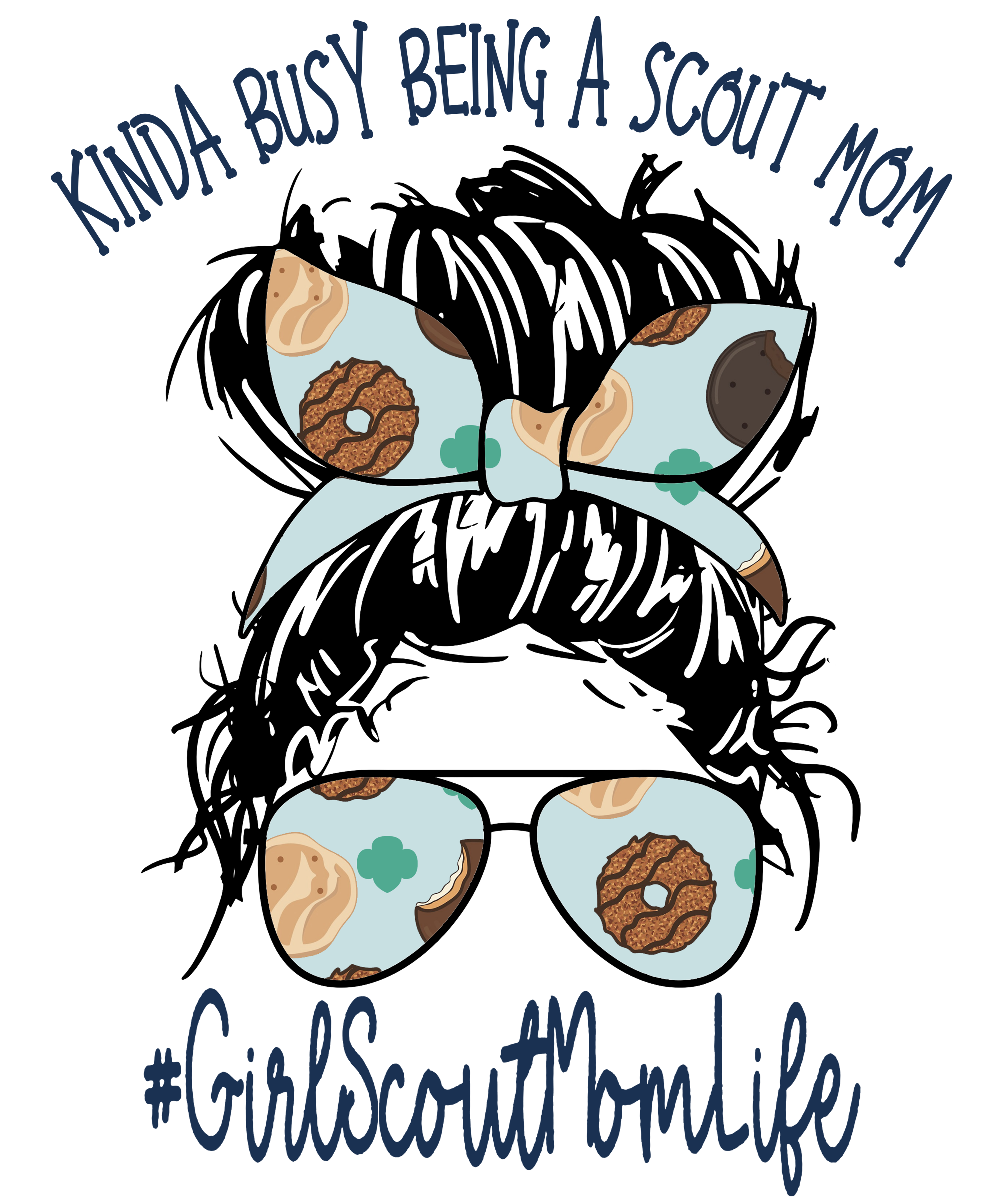 Girl Scout Mom Graphic T-Shirt DTF