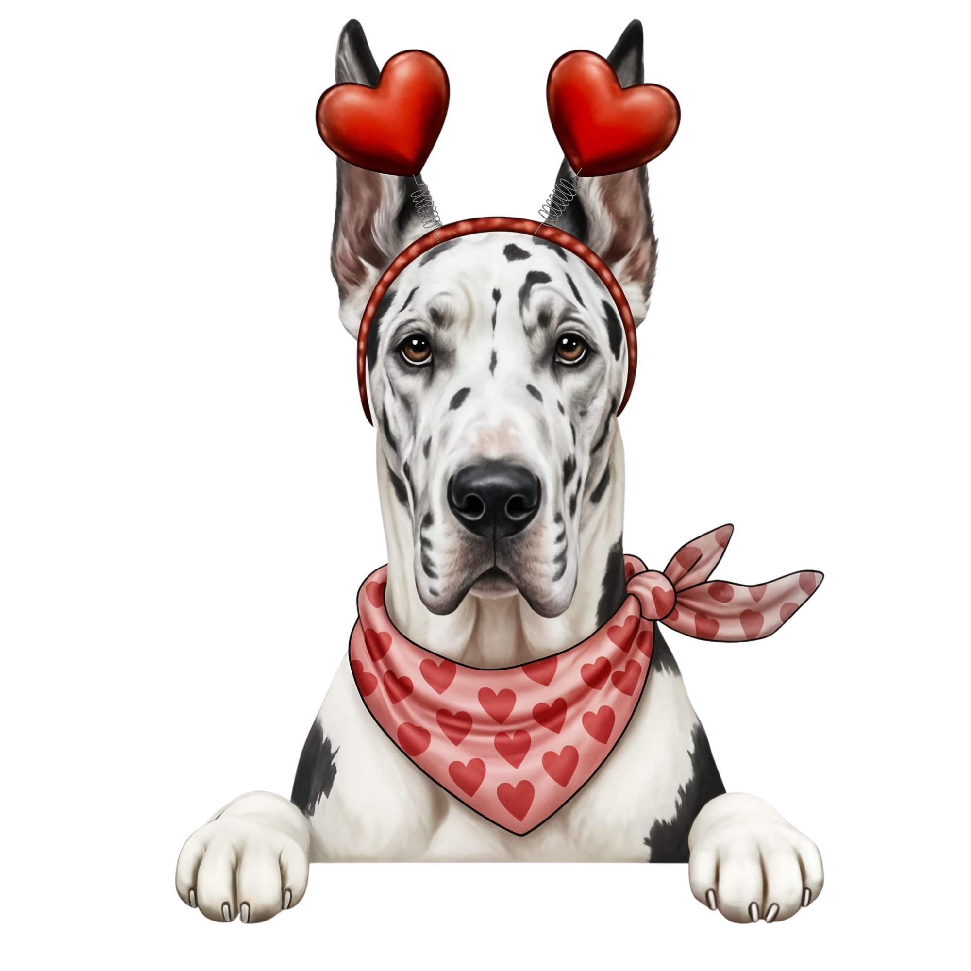 Valentine's Day Dog Costume Set