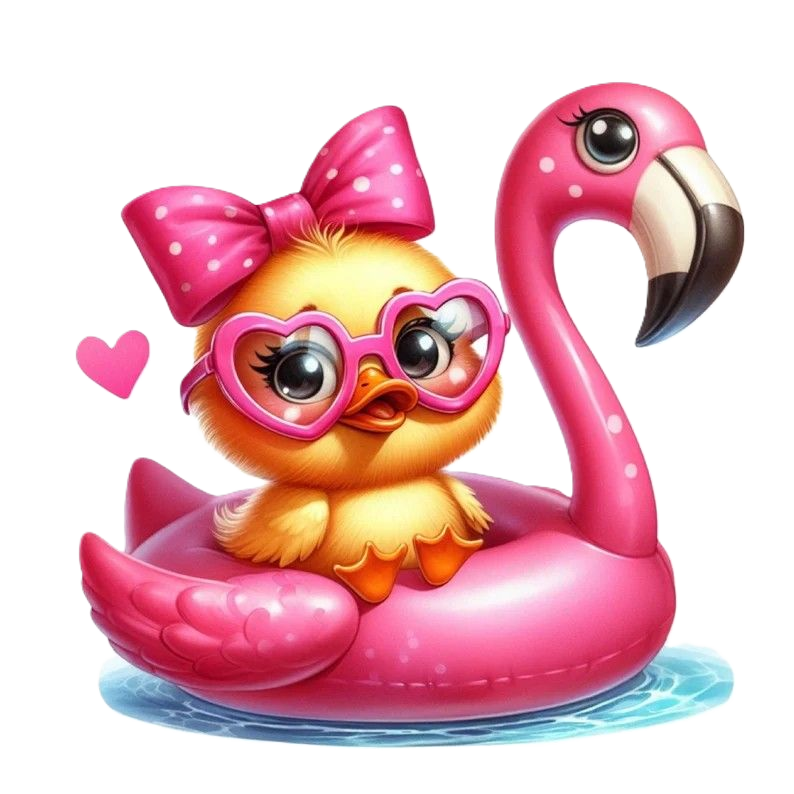 Cute Duck Pool Float Toy DTF
