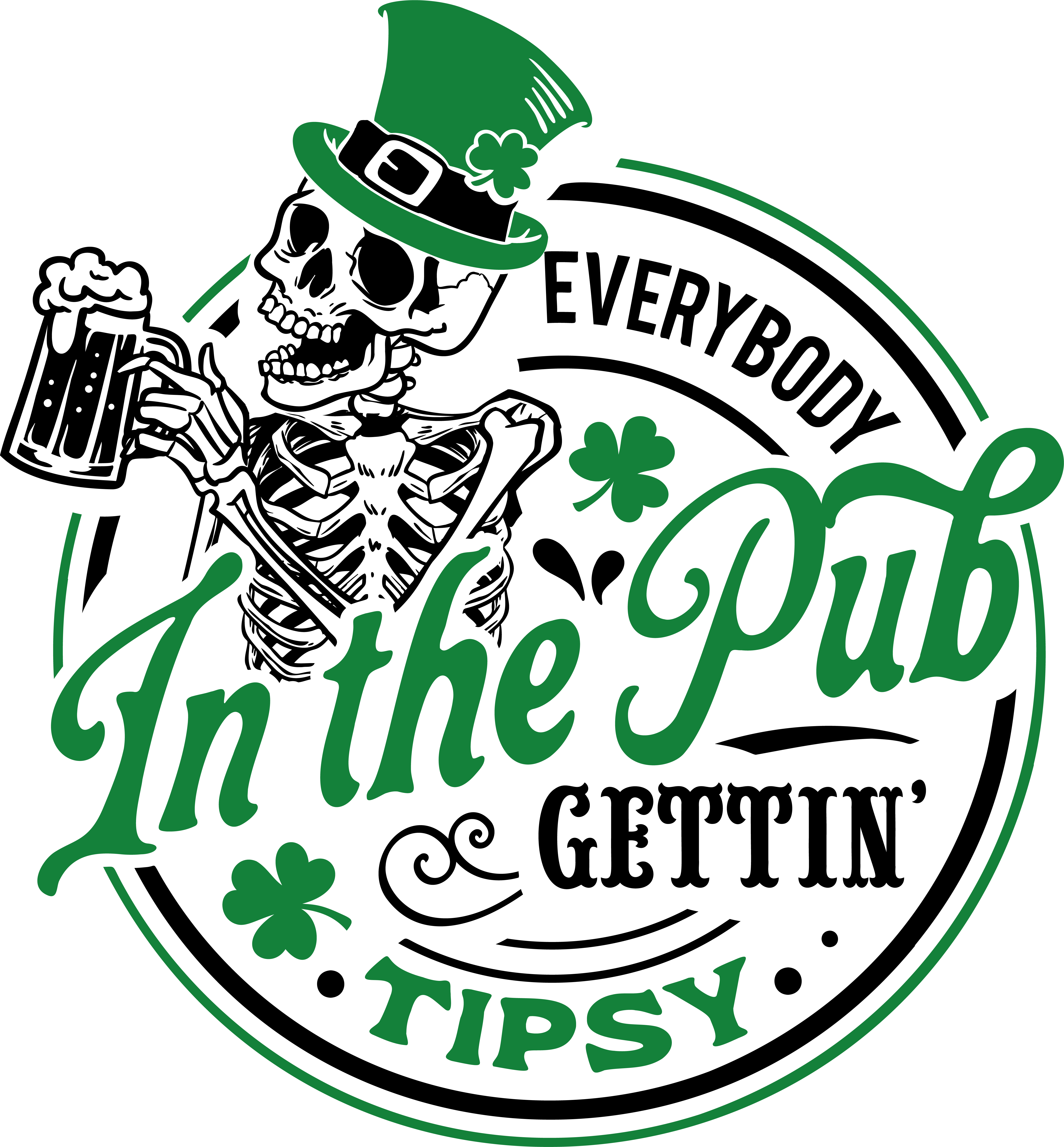 In the Pub Tipsy DTF