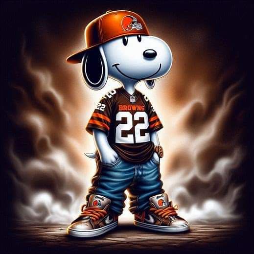 Snoopy Browns Fan Collectible Figure DTF