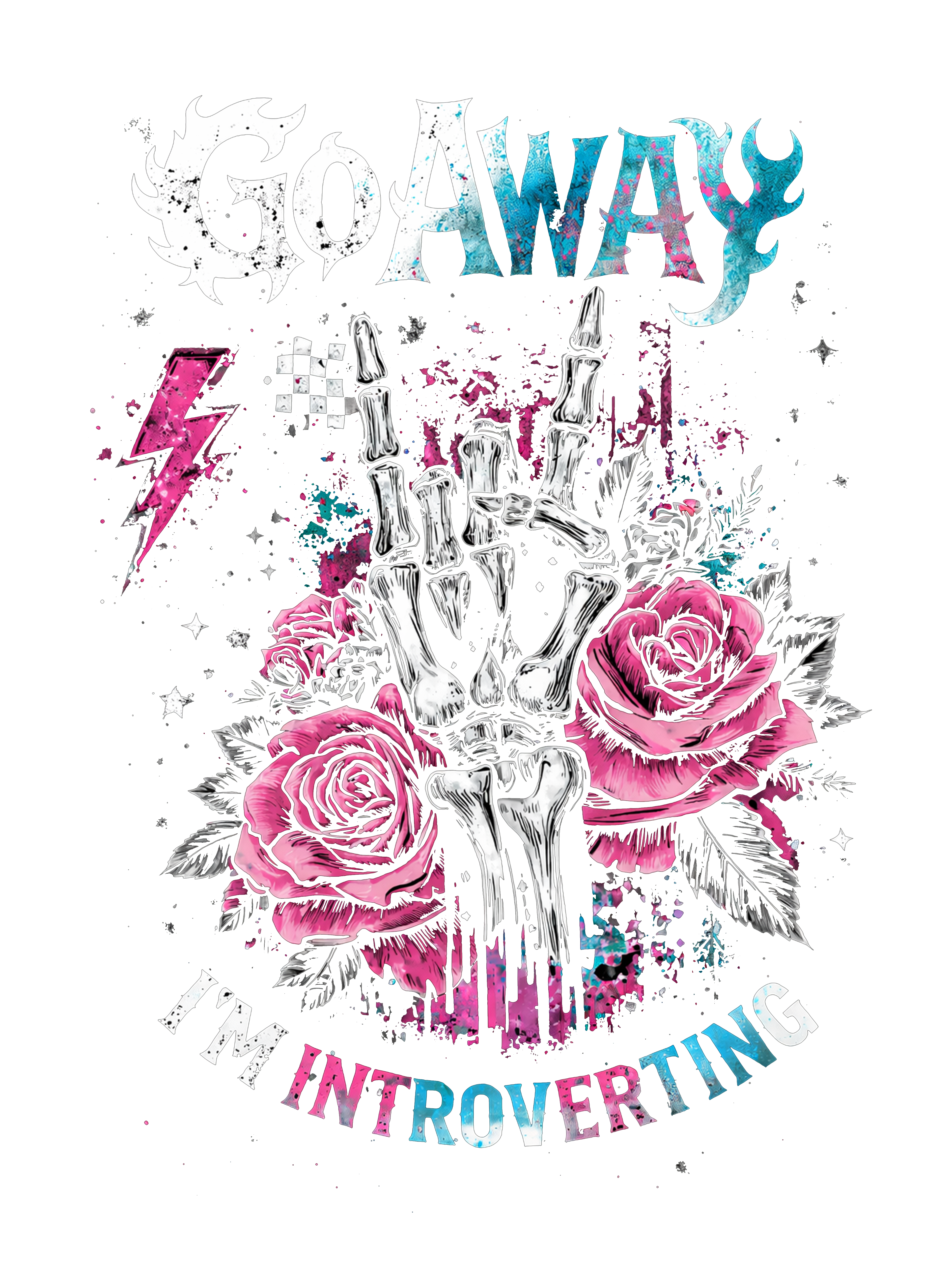 Go Away Introverting T-shirt DTF