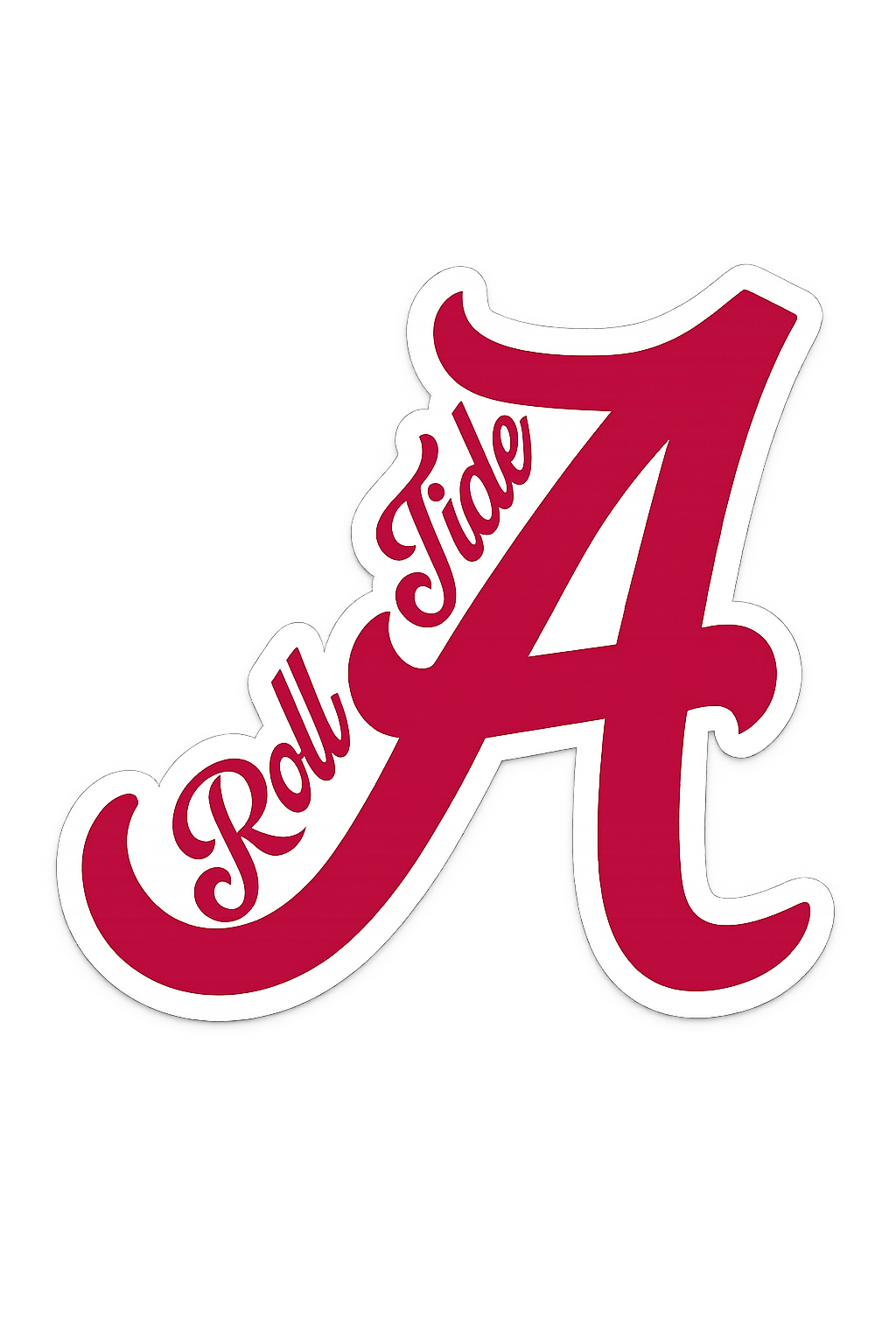 Alabama Crimson Tide Sticker DTF